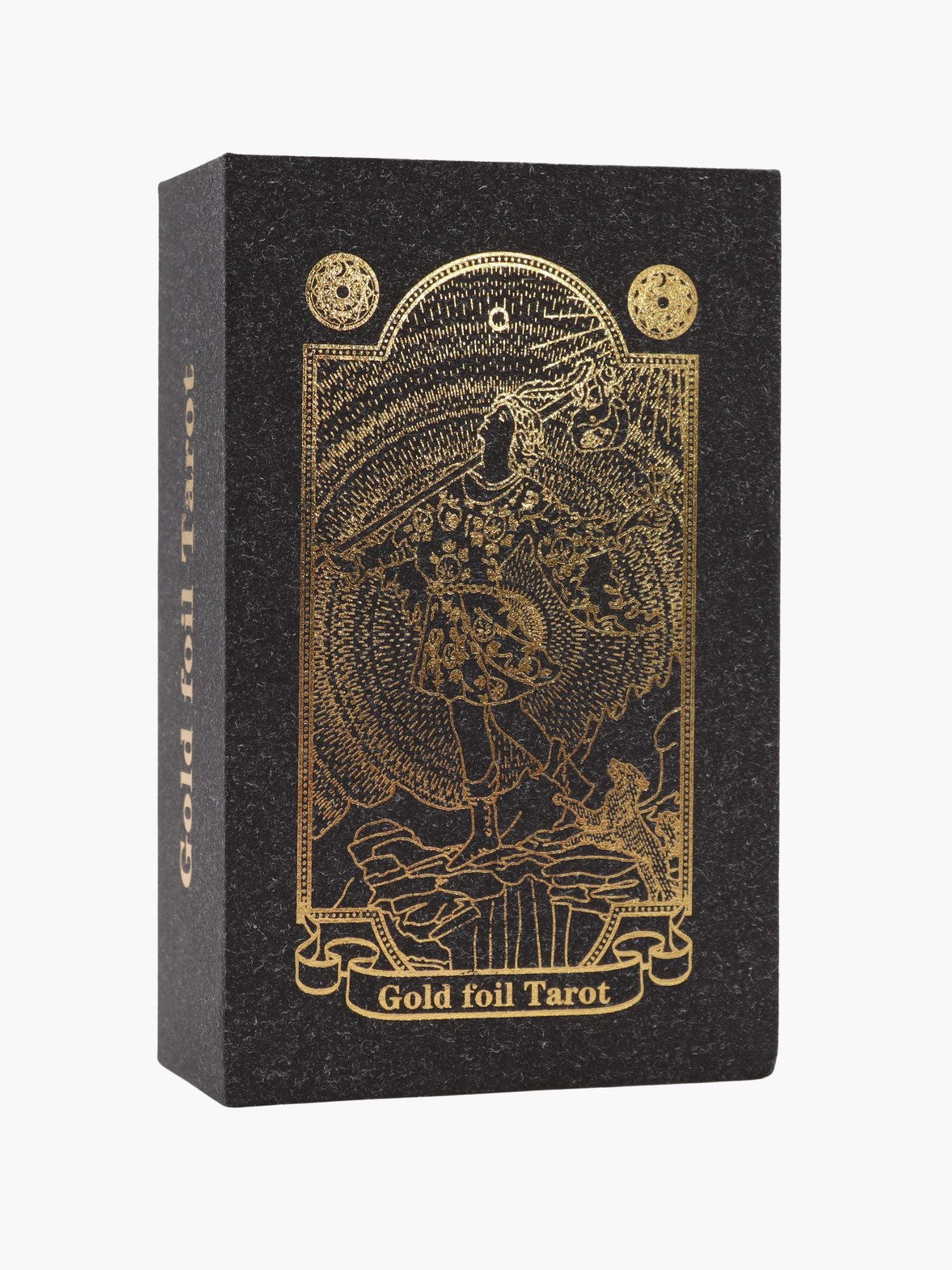Gold Foil Tarot Deck Gift Box + Guidebok