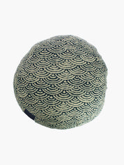 Zafu Meditationskudde Kapok - Blue Seigaiha