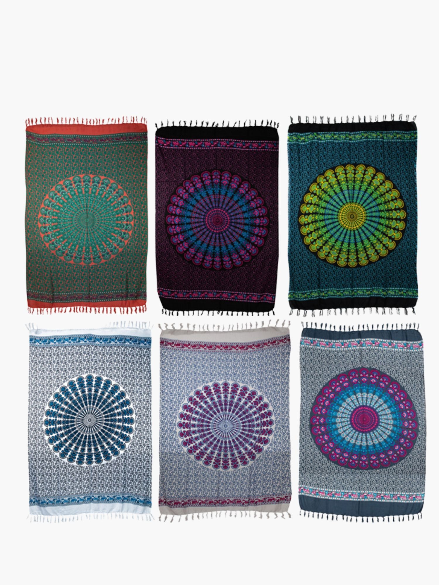 Sarong Bali Blue & White