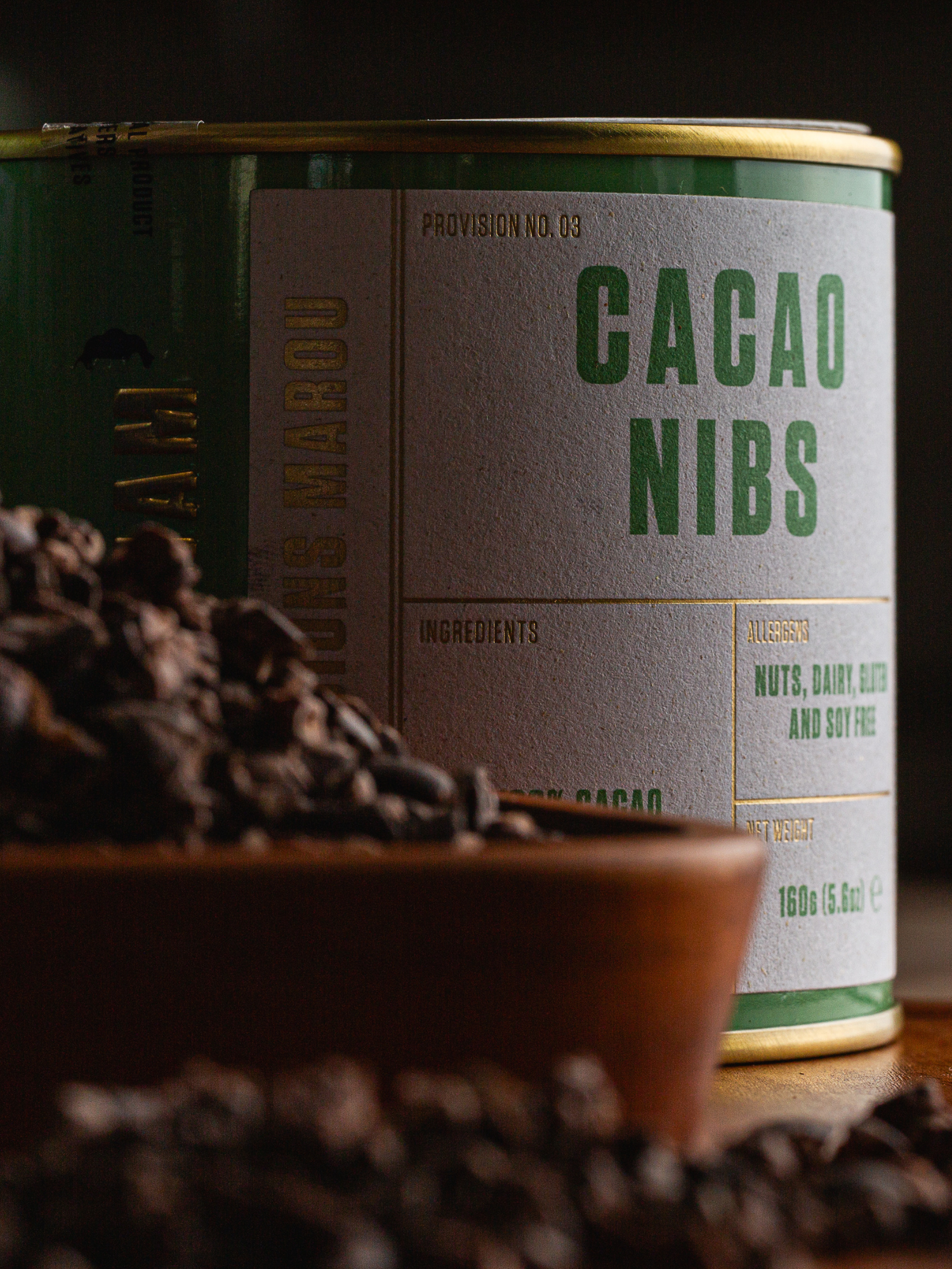 Cocoa powder in metal tin Marou 250g