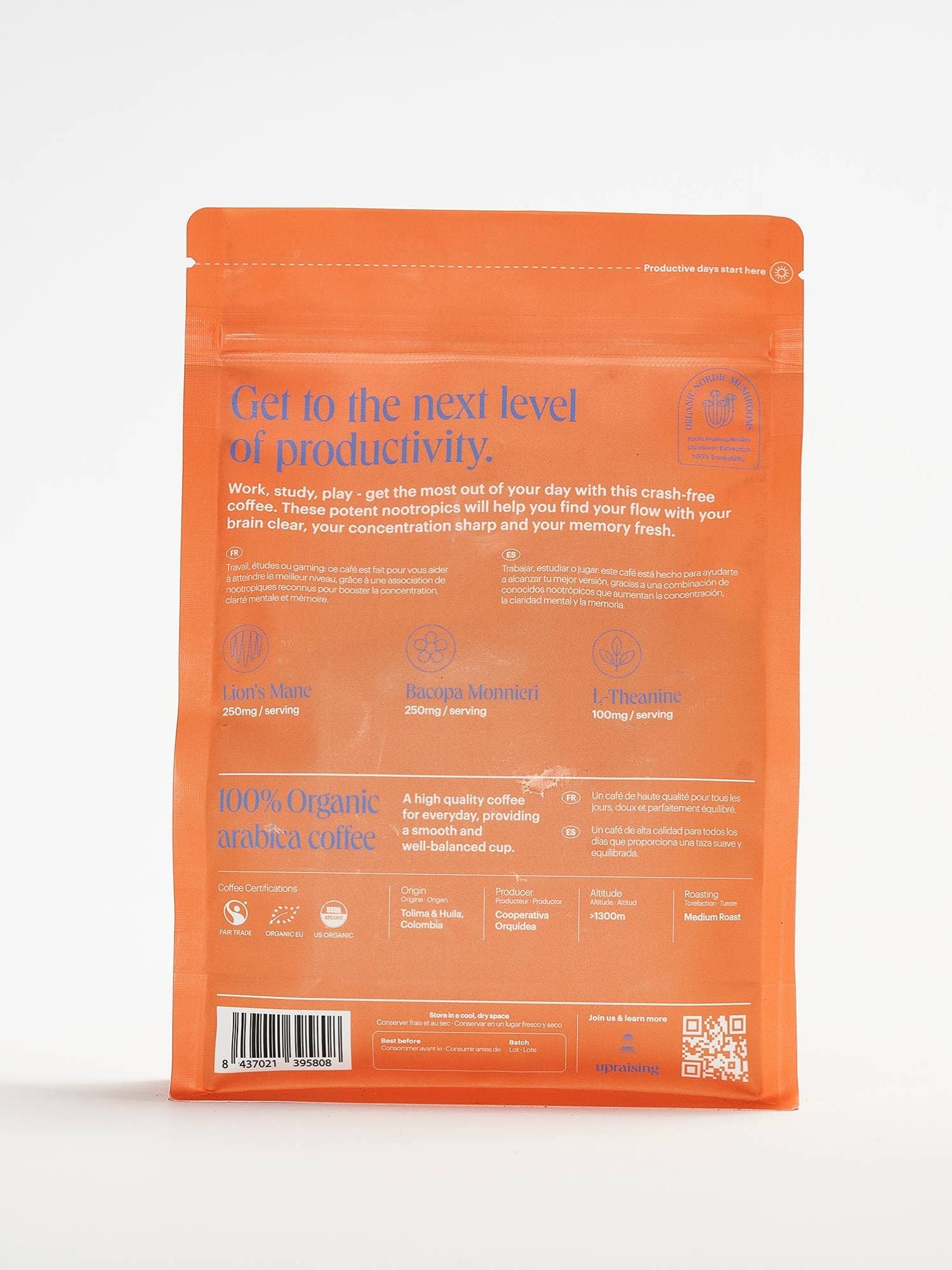 Flow State Lion's Mane Mushroom Coffee