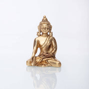 Buddhastaty i mässing - Ratnasambhava 8cm