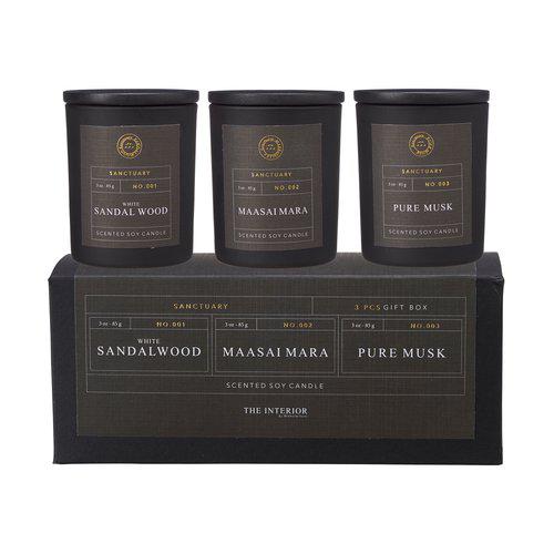 YASU Doftljus Sanctuary Set med 3 ljus
