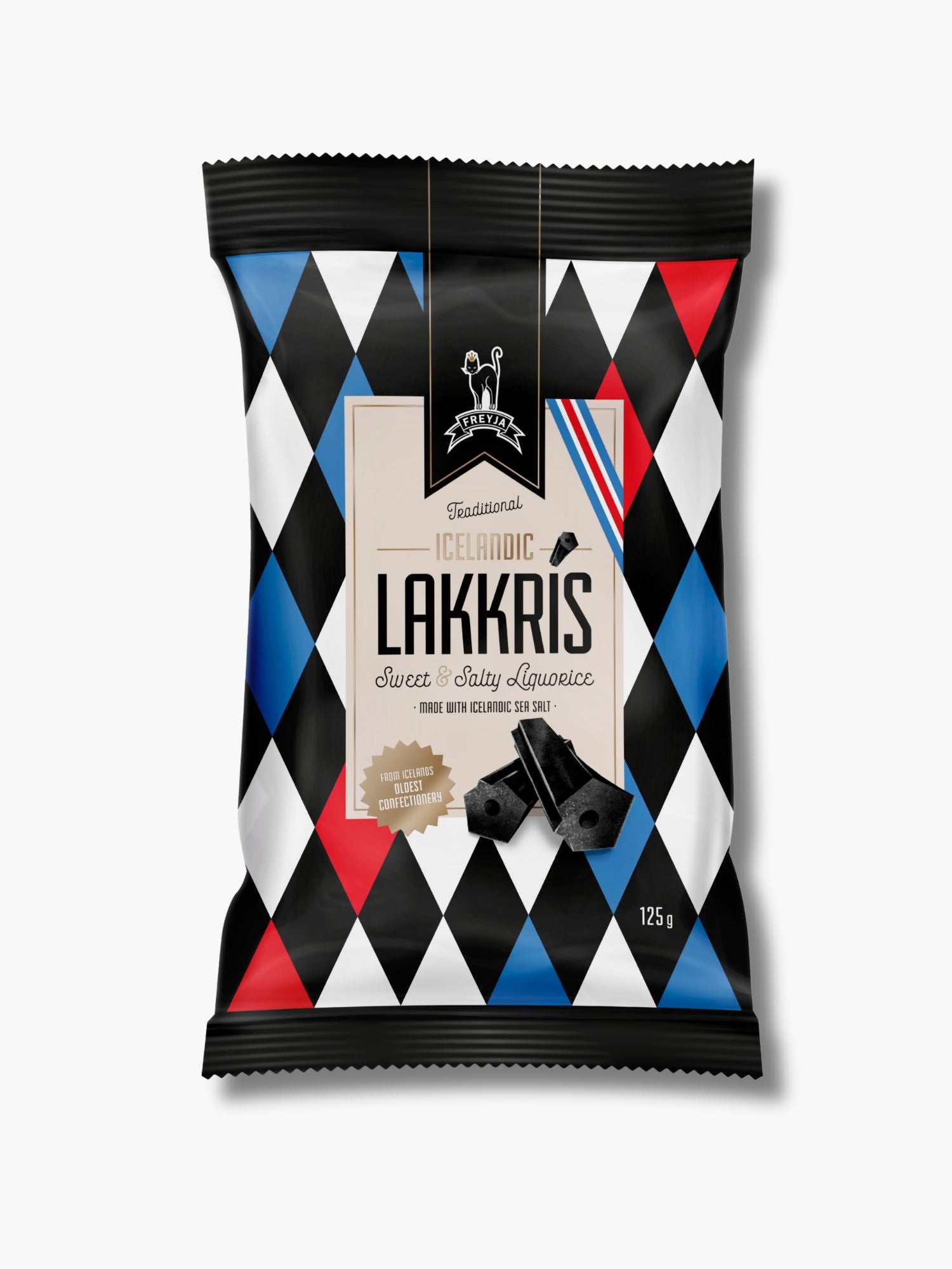 Freyja Icelandic Sweet & Salty Lakkrís 125 g