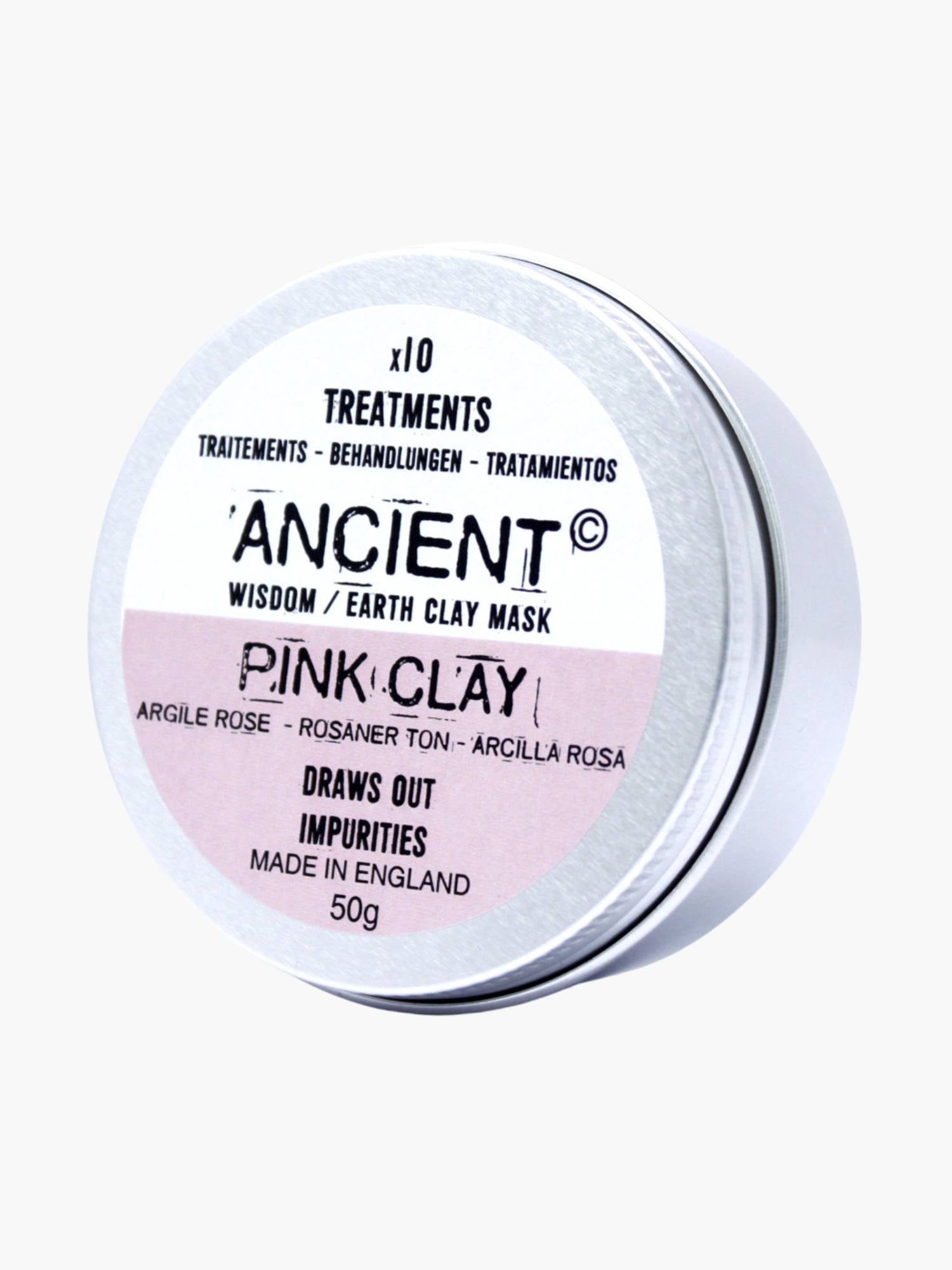 Pink Clay Face Mask 50g
