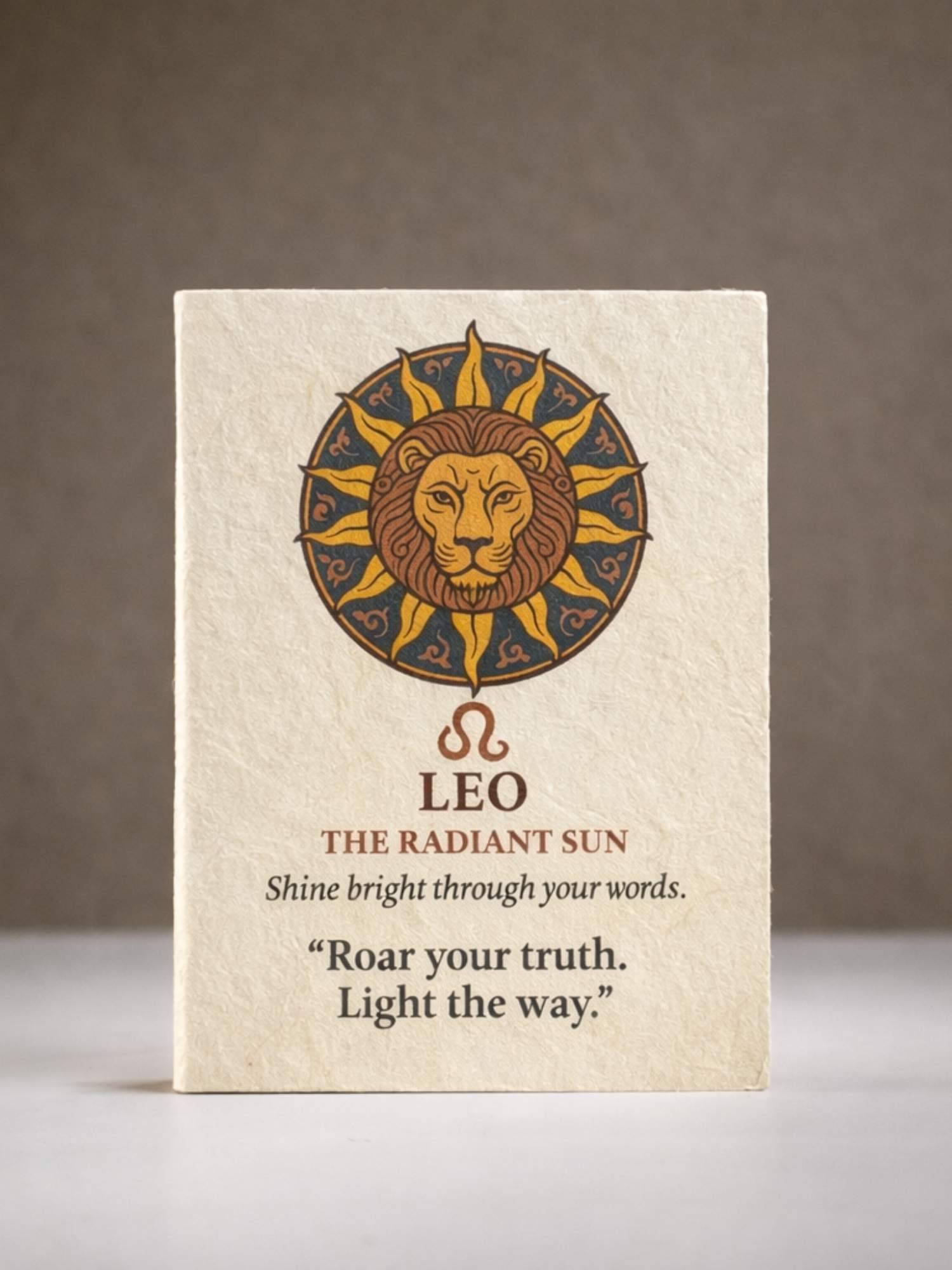 Lokta Stjärntecken Anteckningsbok