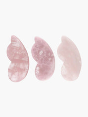 Rosenkvarts Pumpkin Gua Sha Massage Stone
