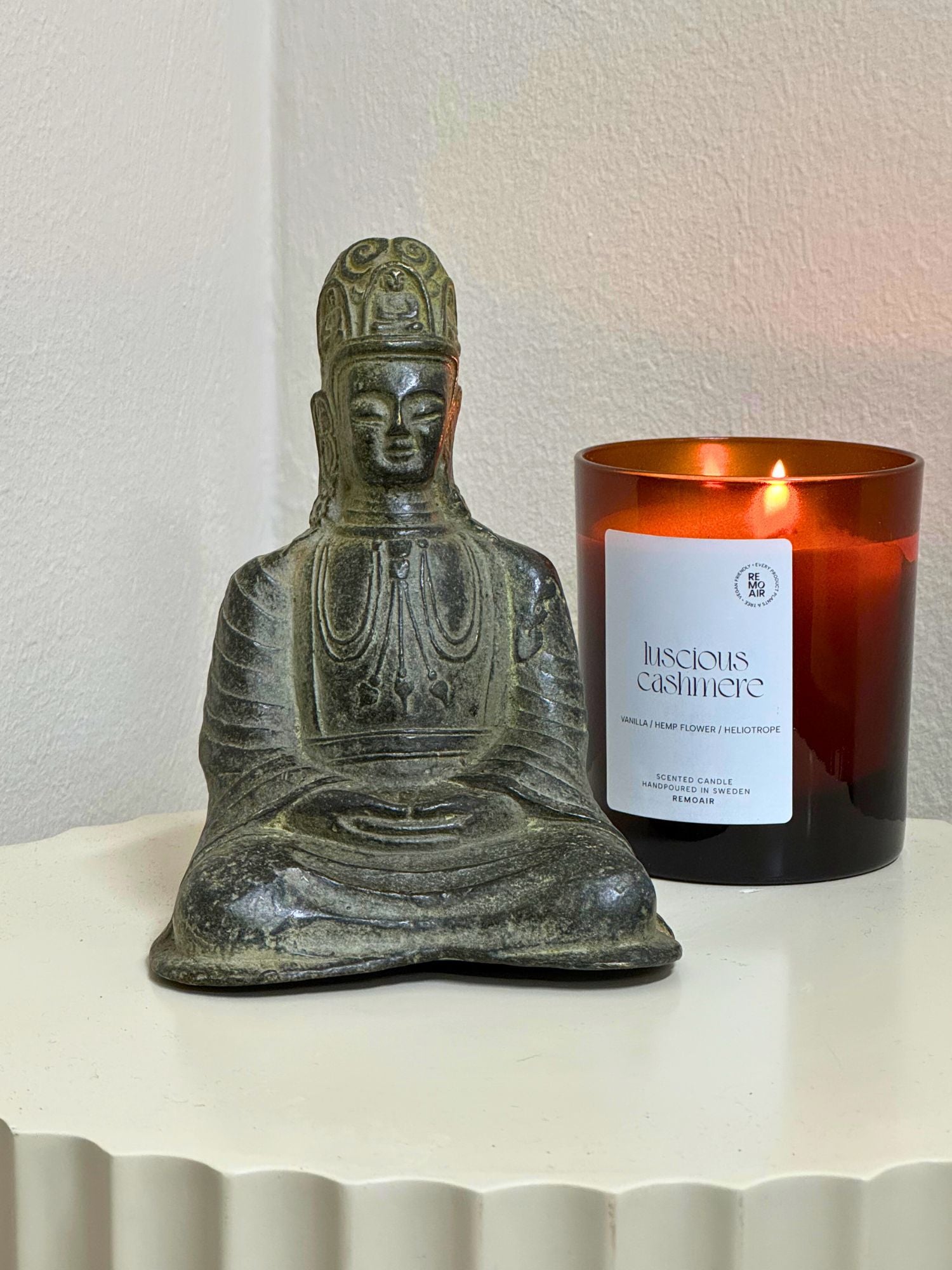 Sittande Buddha Brons