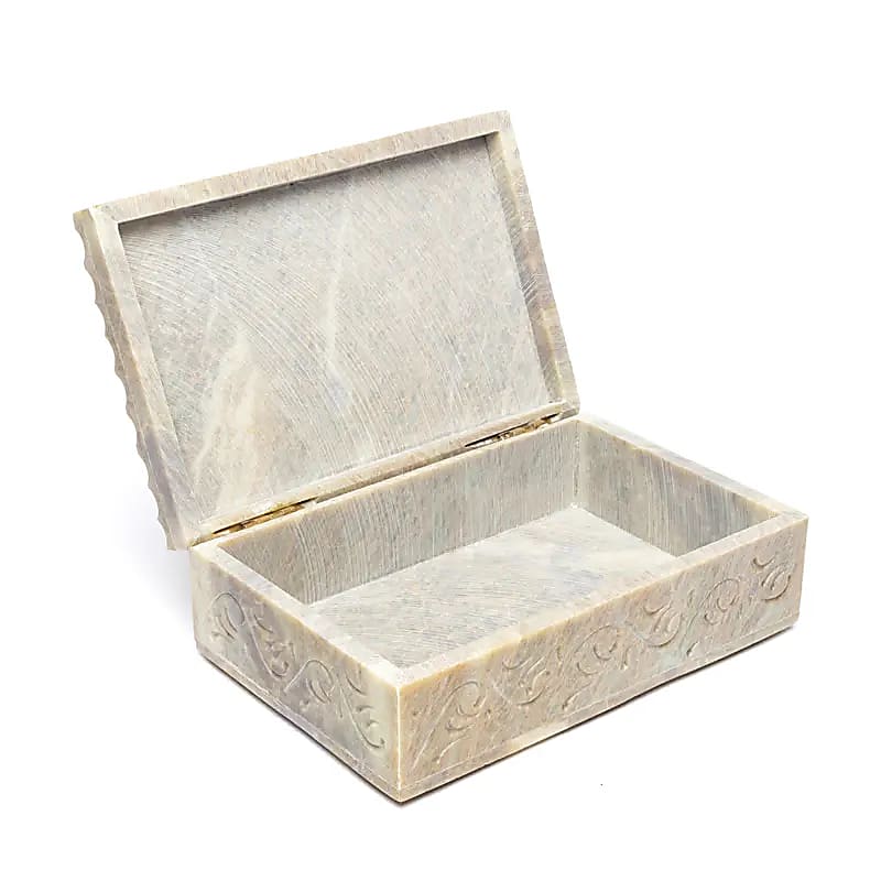 Soapstone Tarot & Jewellery Box Tree of Life
