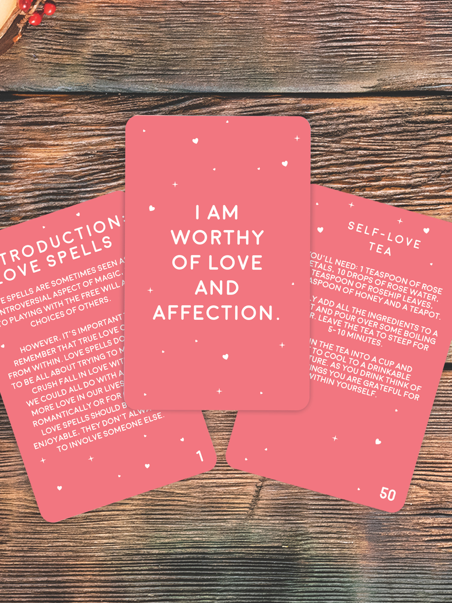 Love Spells Ritual Cards