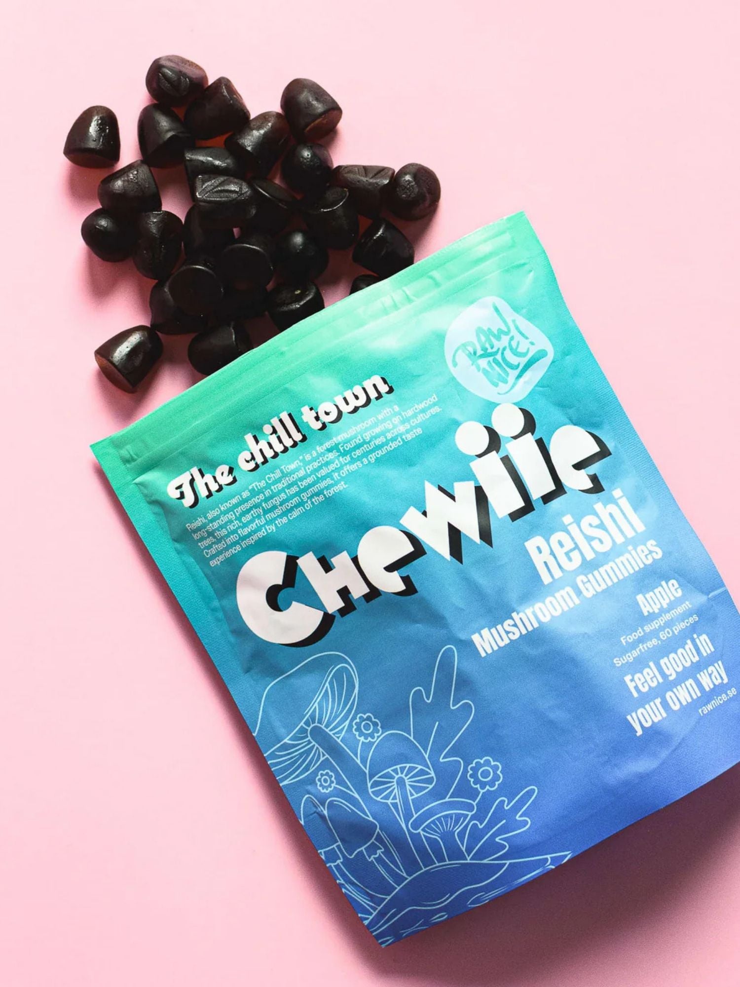 Rawnice Chewiie - Reishi Mushroom Gummies