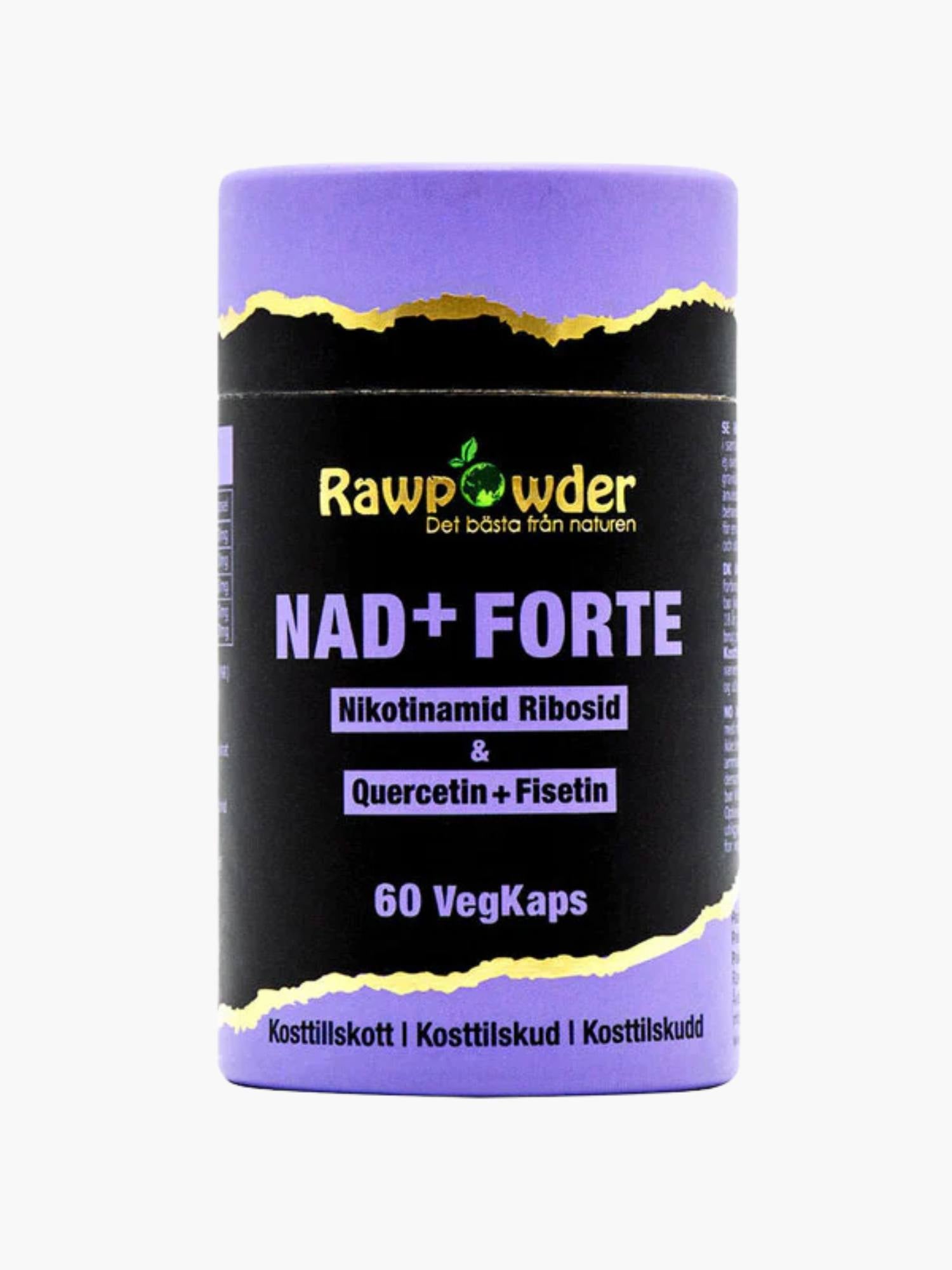 NAD+ Forte 60 kapslar Rawpowder