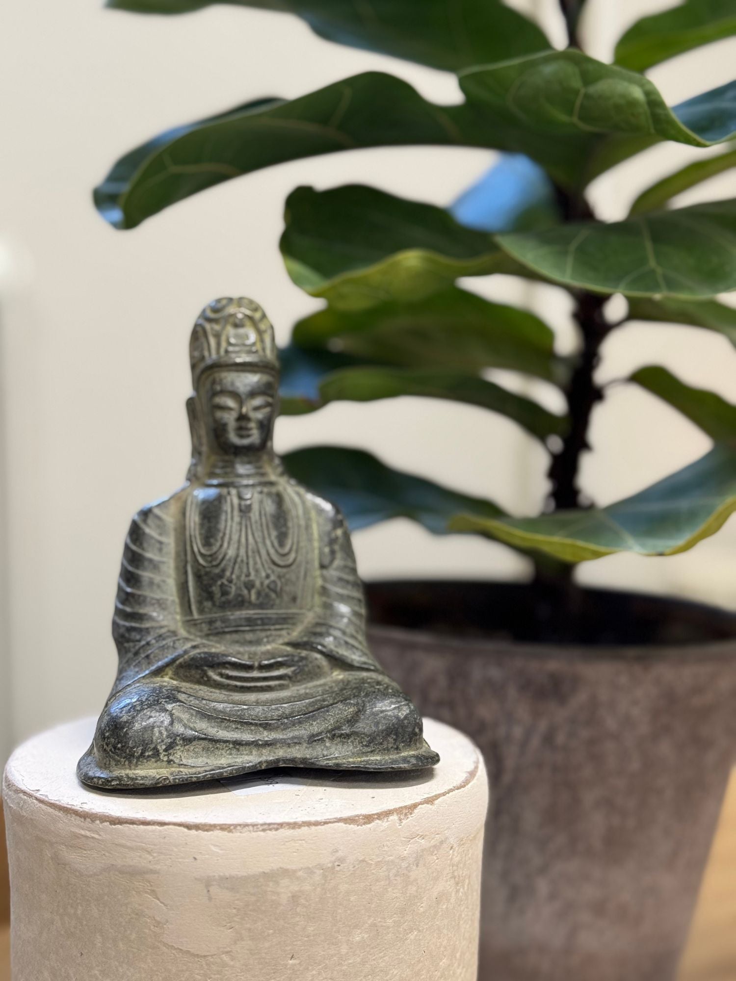 Sittande Buddha Brons