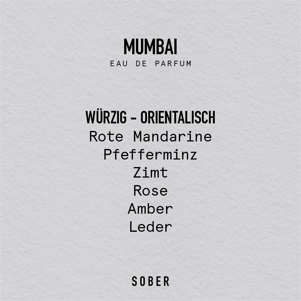 MUMBAI – Eau de Parfum 50 ml