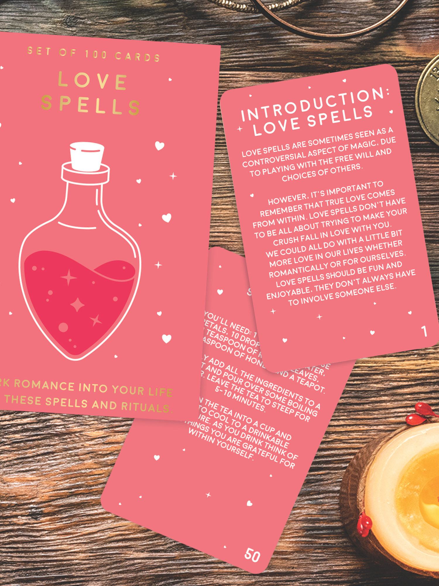 Love Spells Ritual Cards