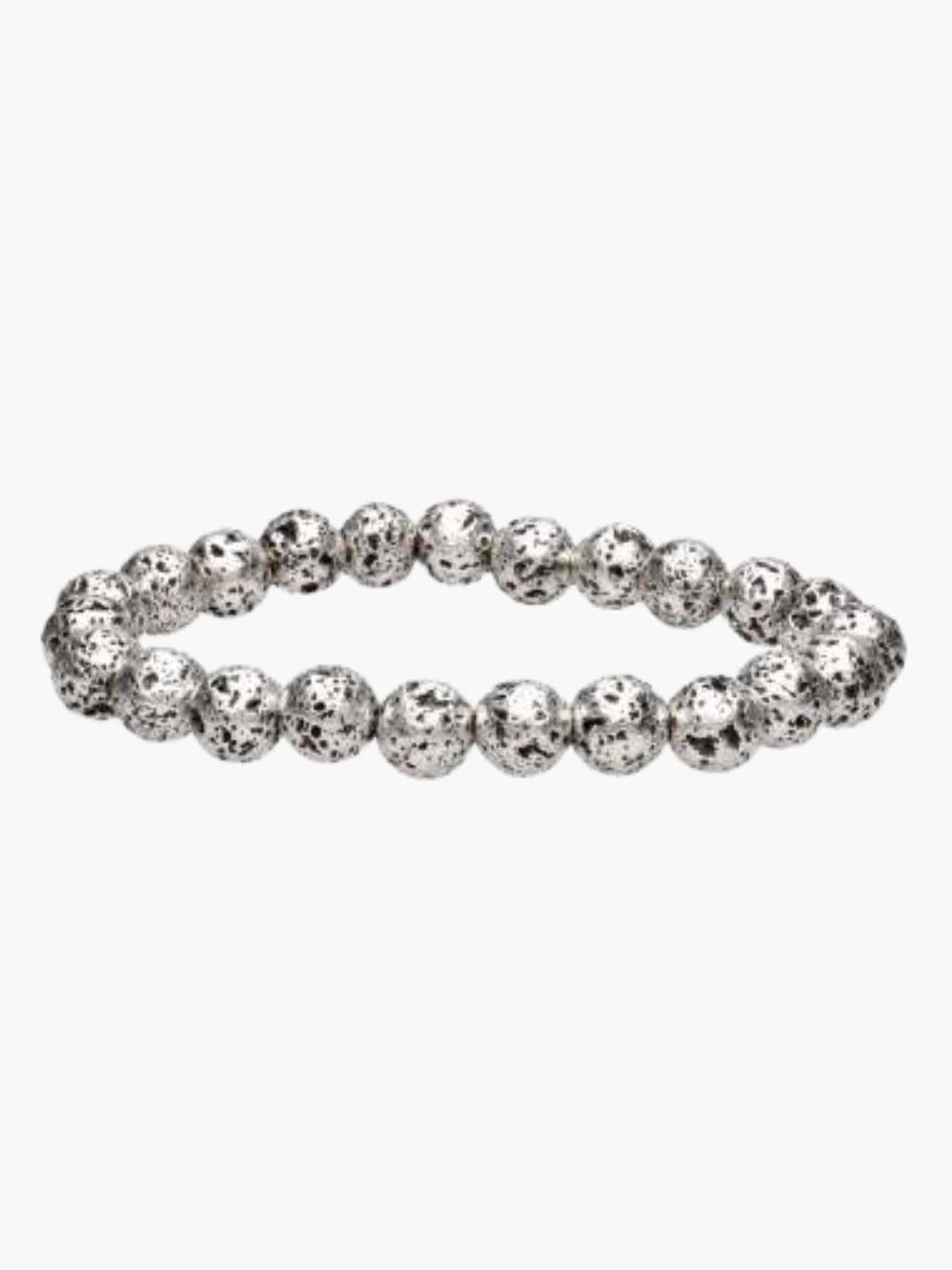 Lava Bracelet Silver 8mm