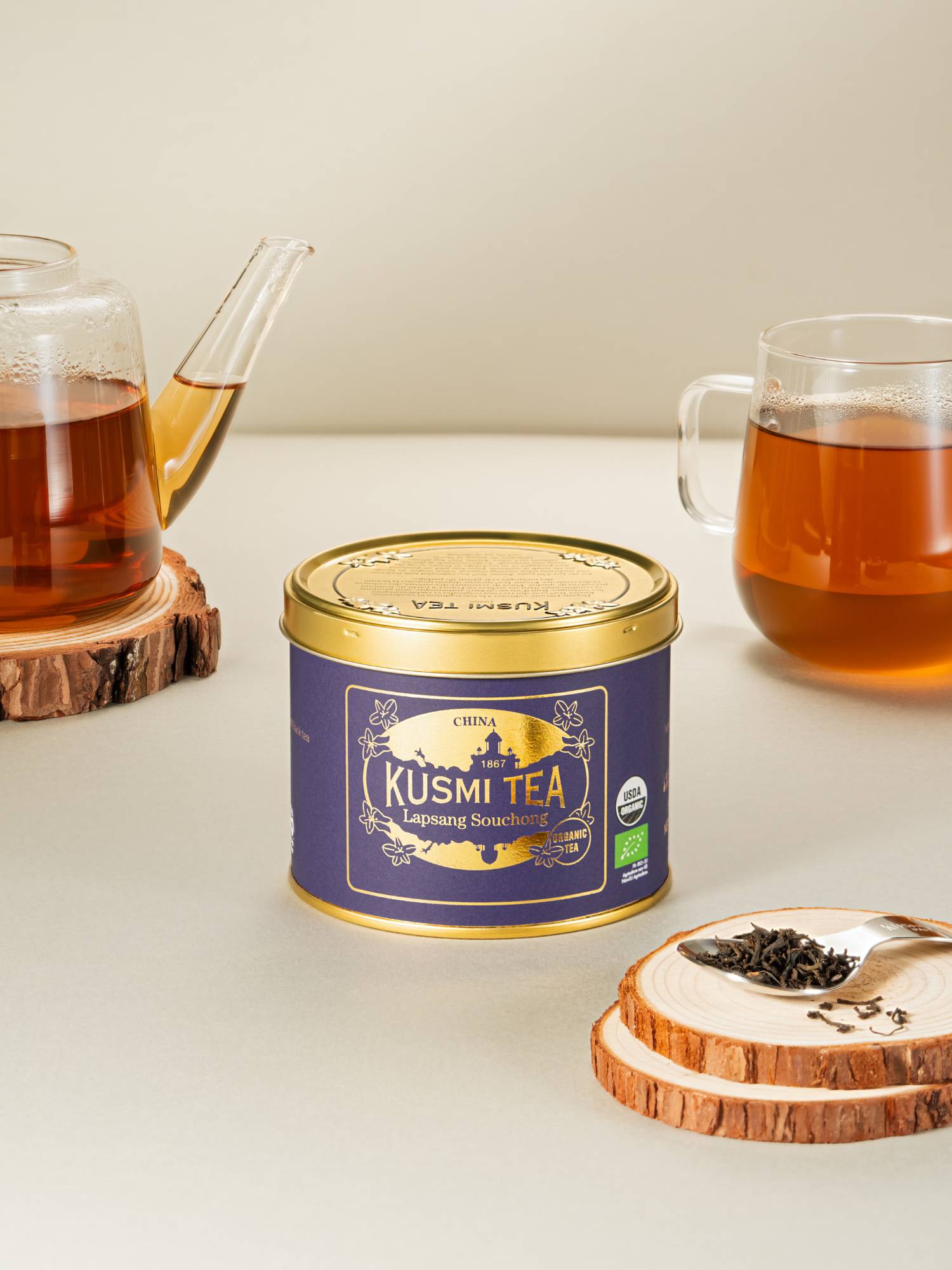 Lapsang Souchong Svart Te Single Origin Kusmi 100g
