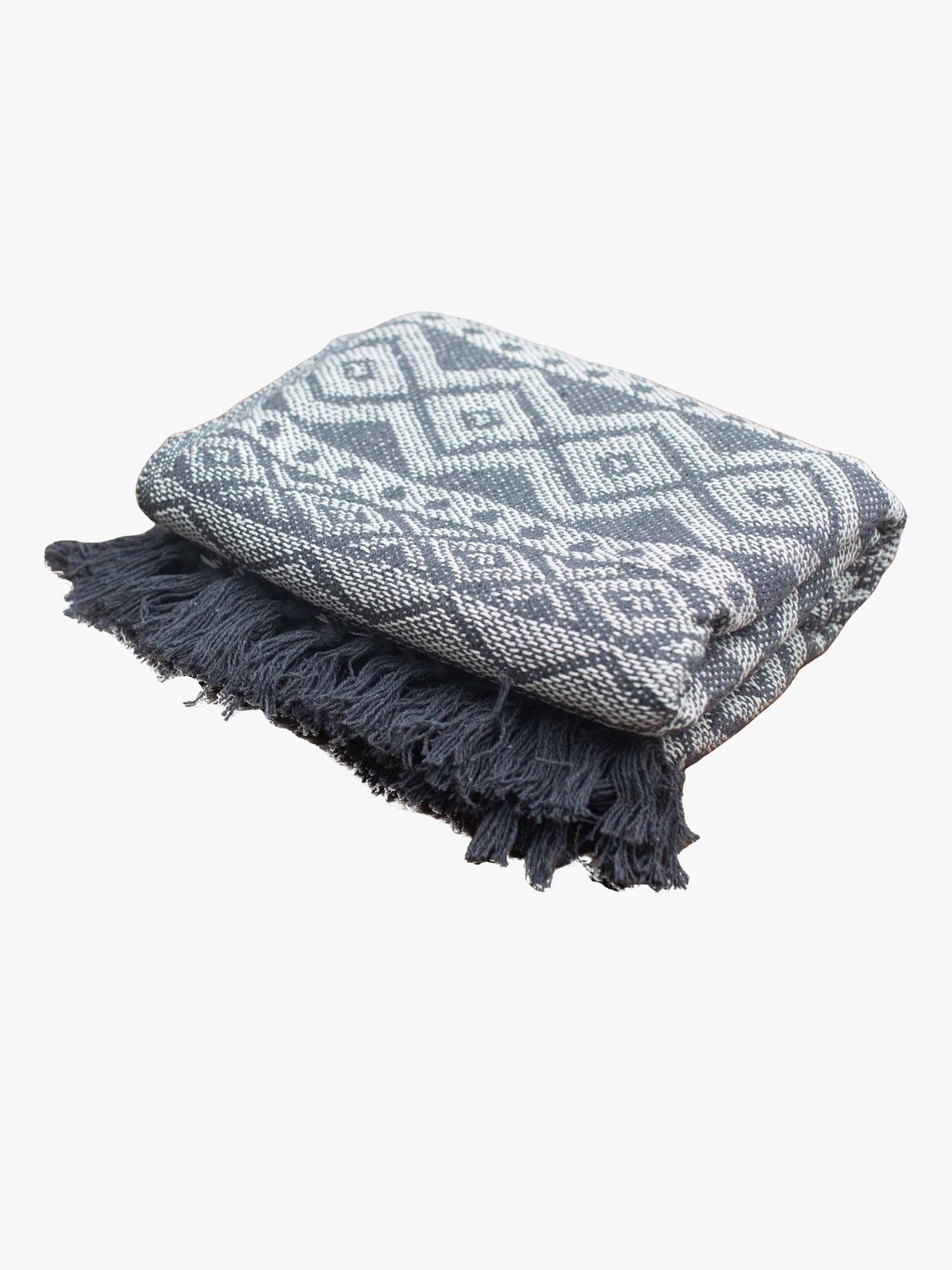 Boho Filt Grey Geometric