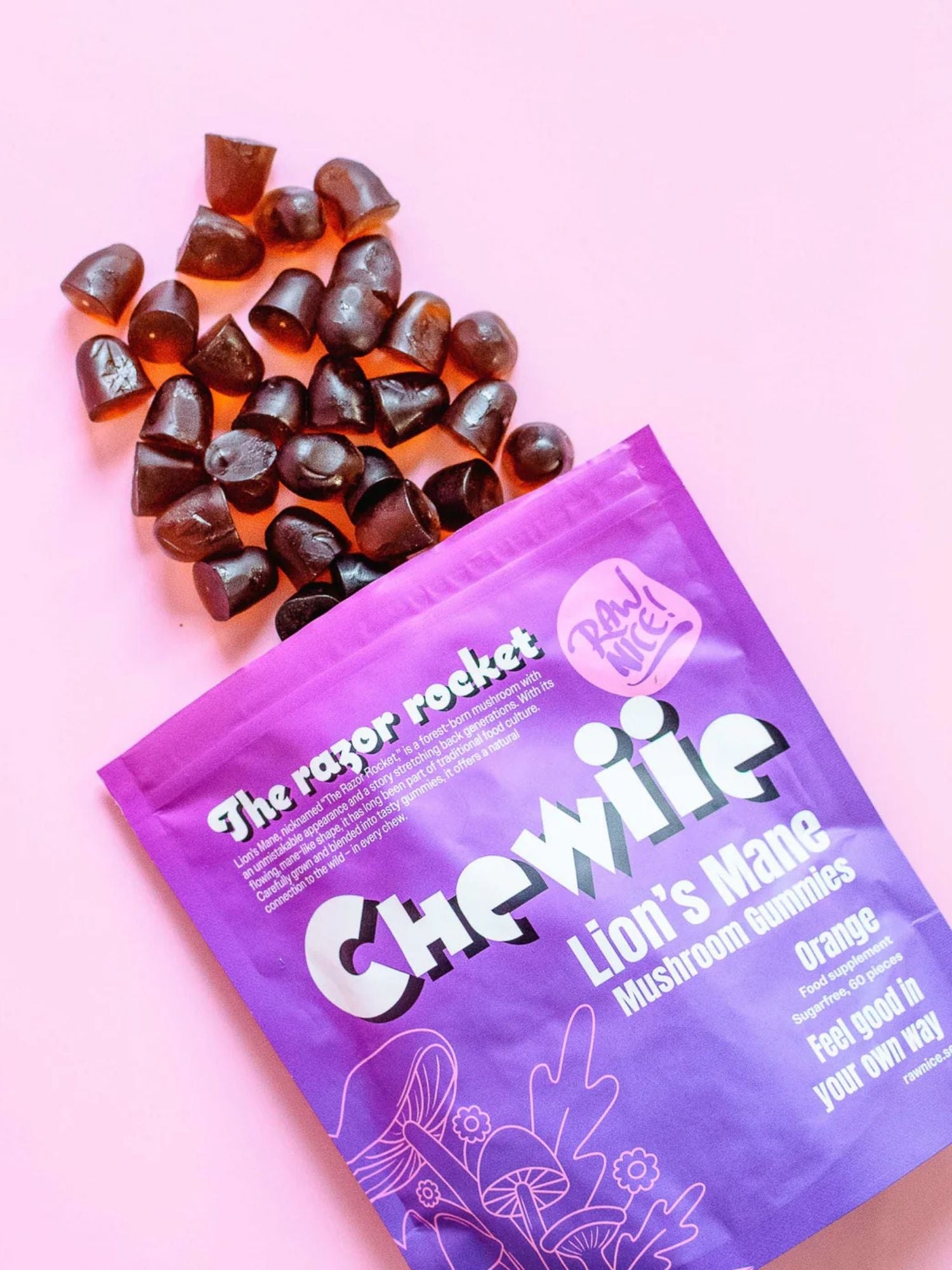 Rawnice Chewiie - Lion's Mane Mushroom Gummies