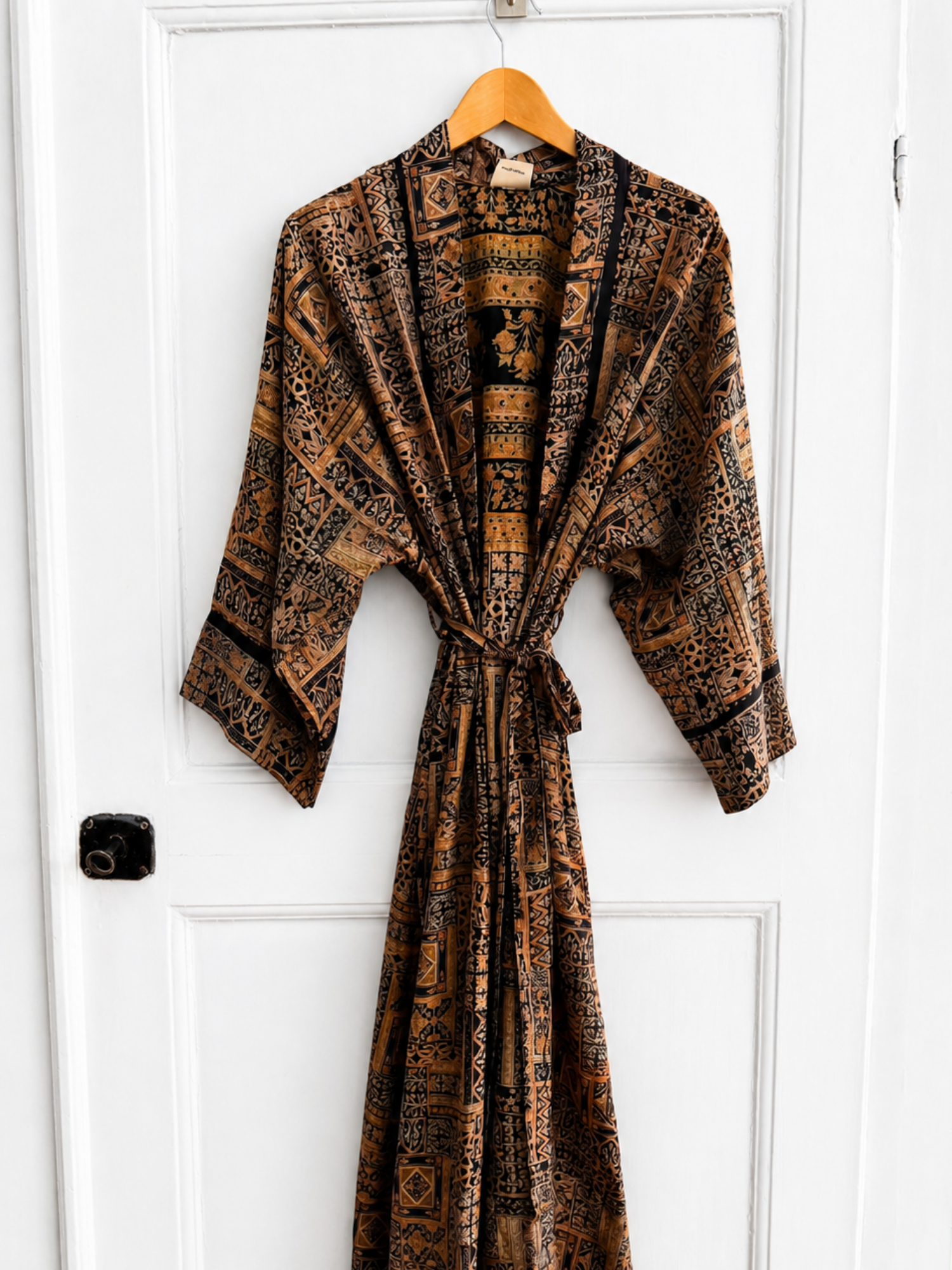With Seqerqvist Kimono Dark Earth