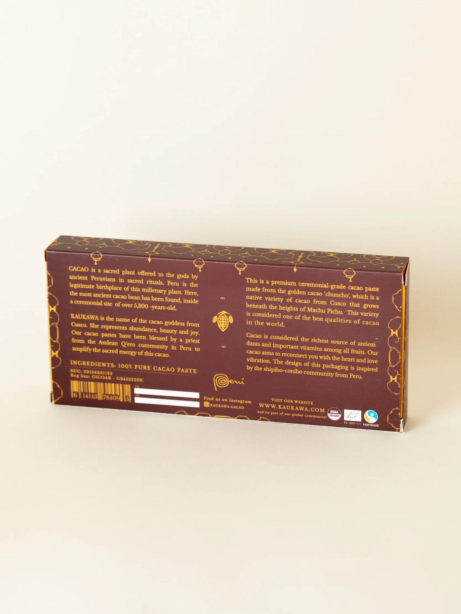 Kaukawa Ceremonial Cacao Peru 250g