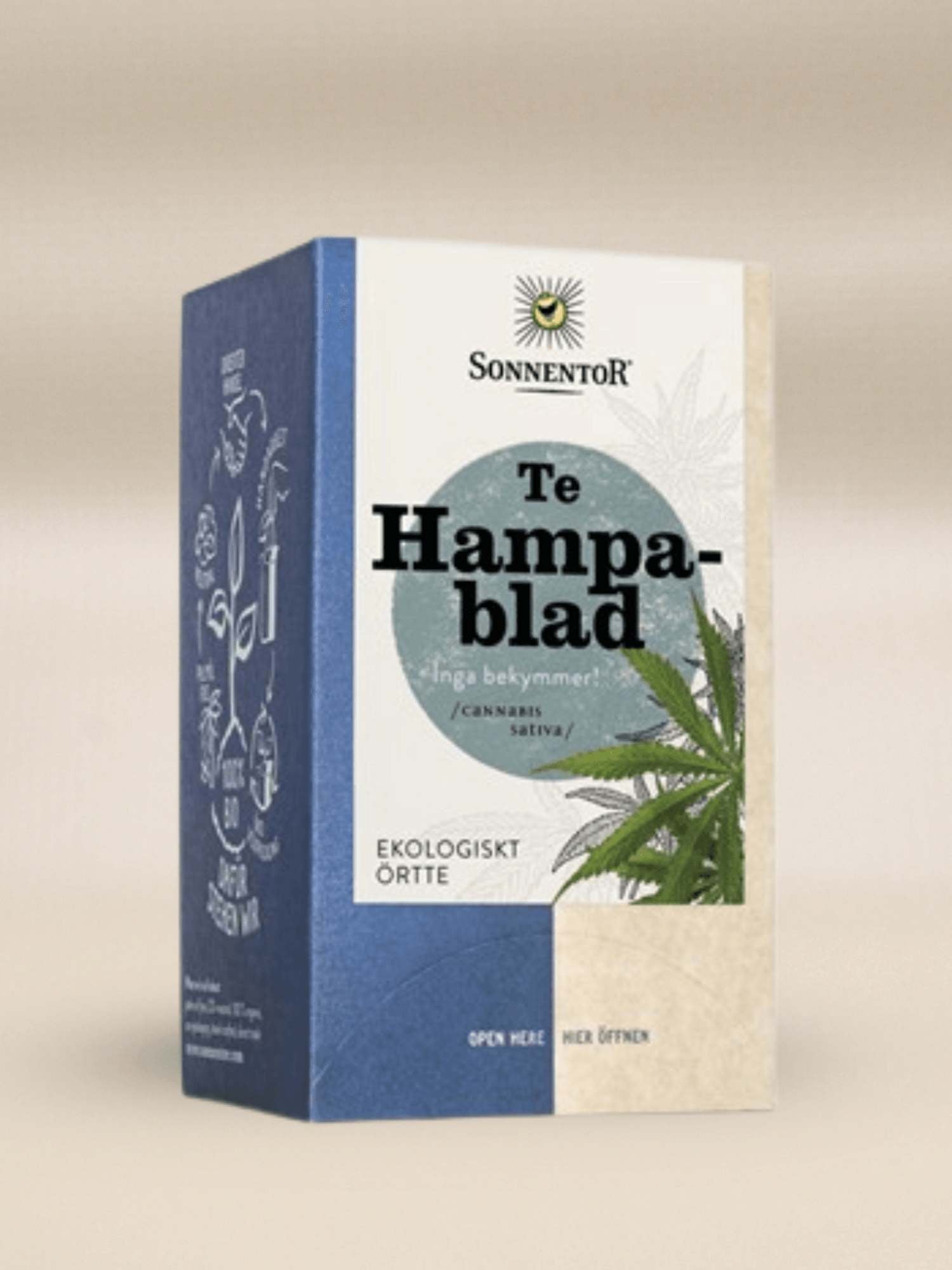 Sonnentor Hampablad Tepåsar