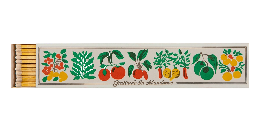 Gratitude In Abundance Långa Tändstickor Archivist