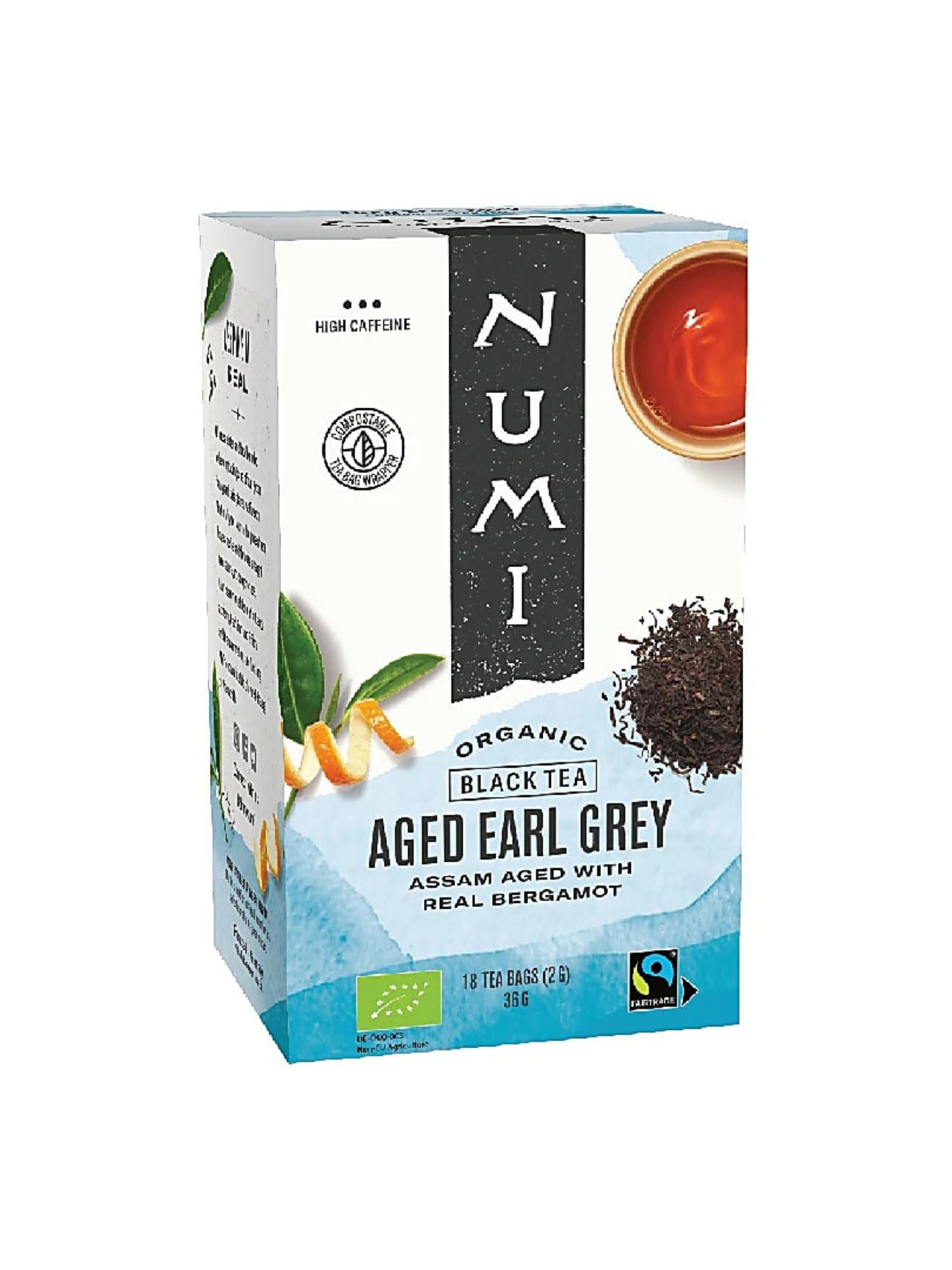 Aged Earl Gray Organic Herbal Tea Numi