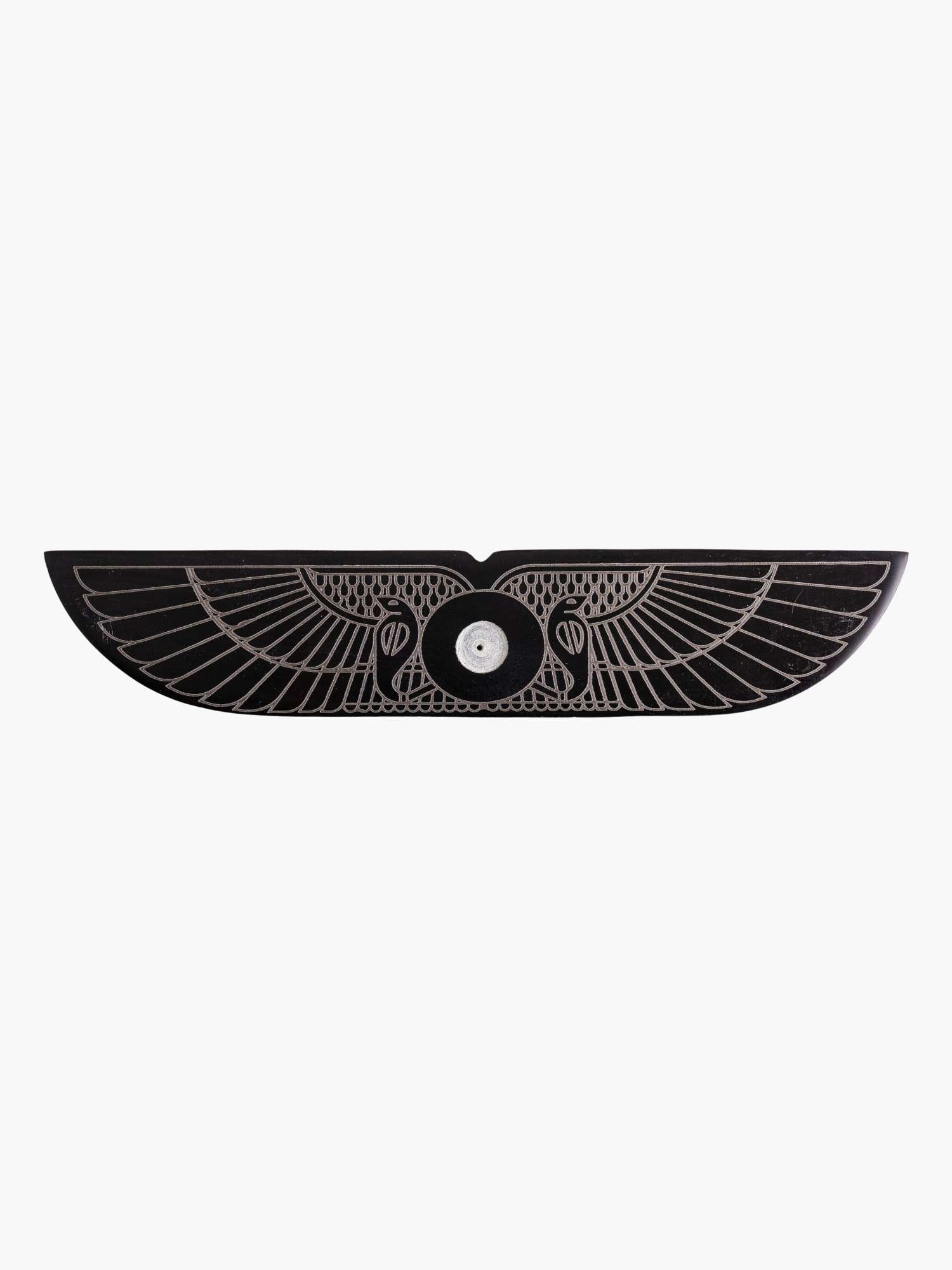 Horus Wings incense holder black marble