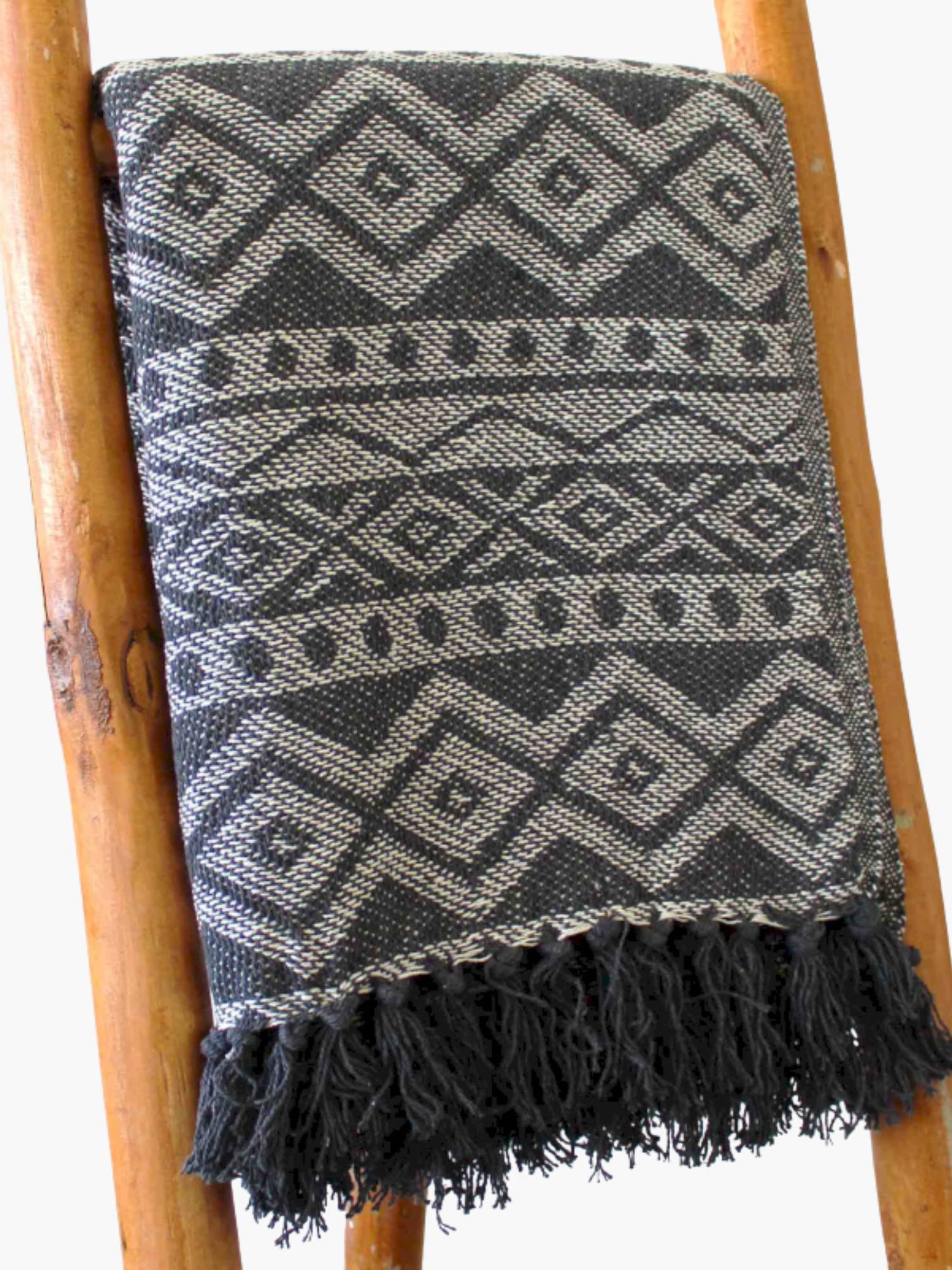 Boho Filt Grey Geometric