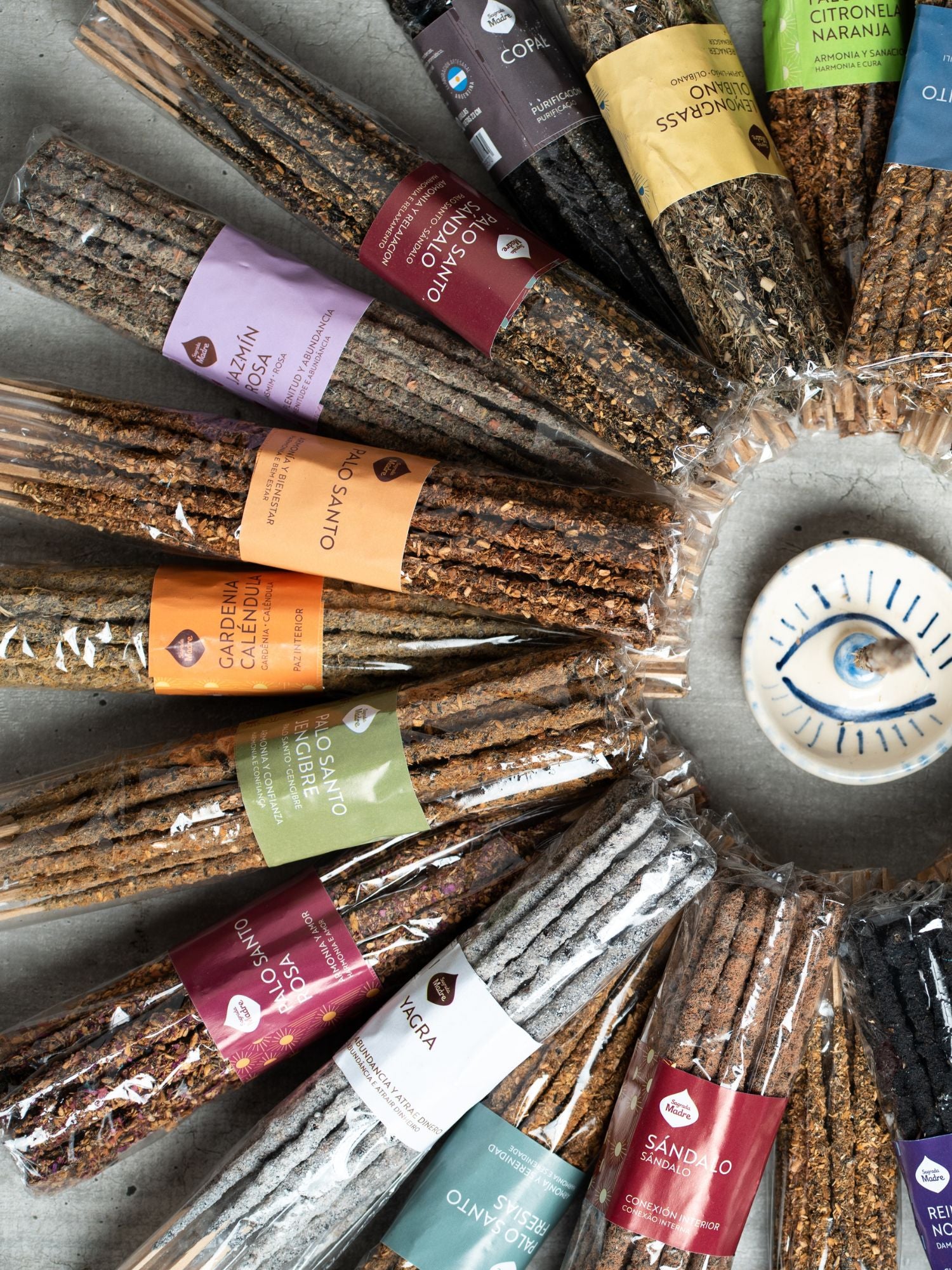 Rosor & Frankincense Rökelse Multipack x20 Sagrada Madre