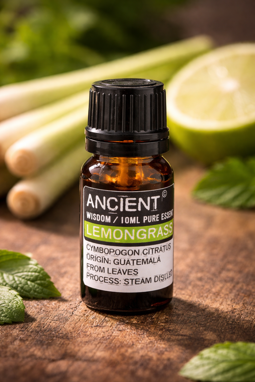 Ancient Wisdom Lemongrass Eterisk Olja 10ml