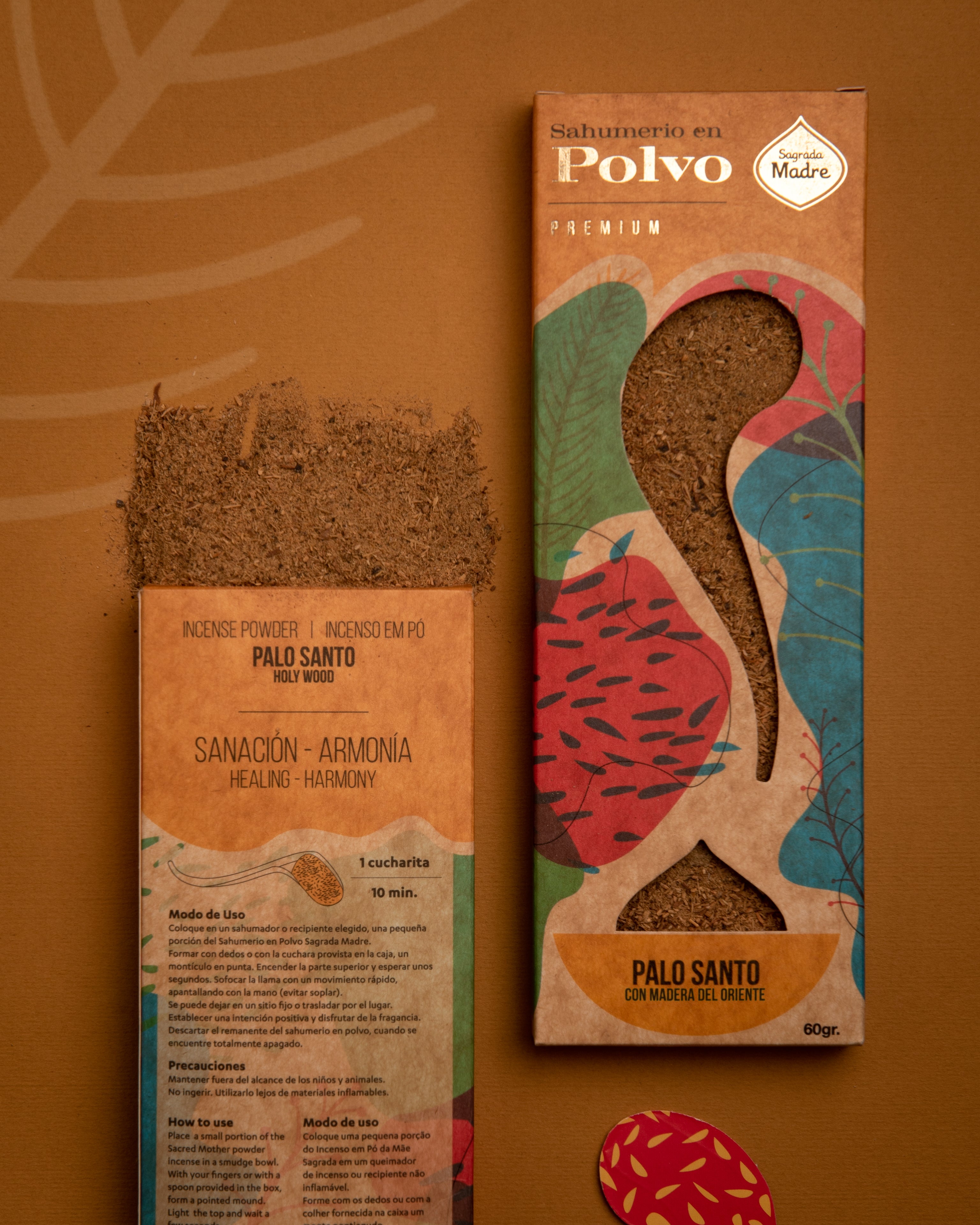 Palo Santo incense powder Sagrada Madre