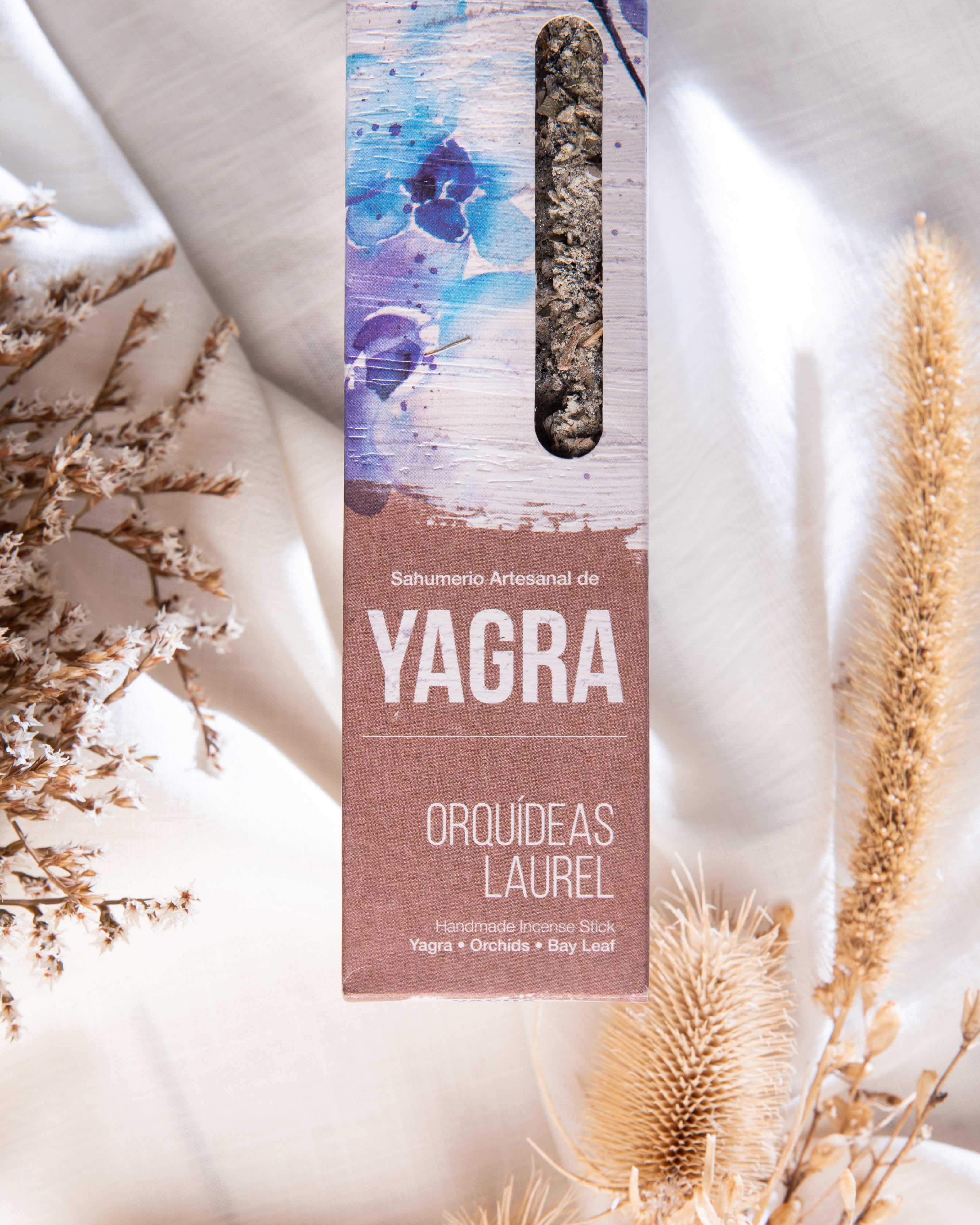 Yagra, Orchid &amp; Bay leaf incense Sagrada Madre