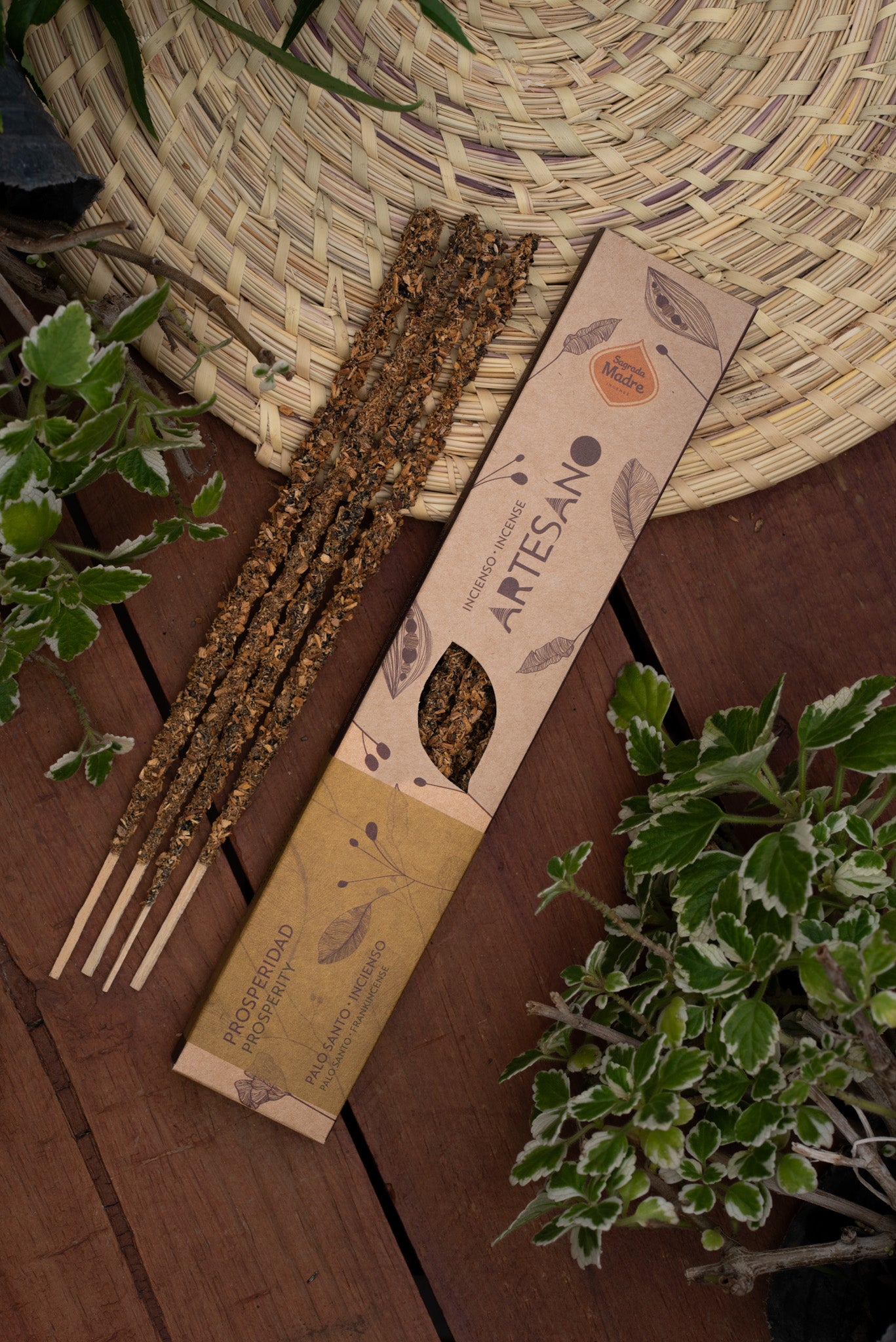 Artesano 5 x Palo Santo &amp; Frankincense Incense Sagrada Madre