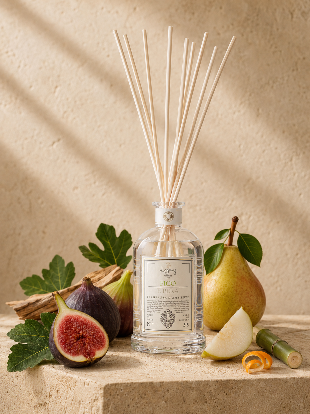 Logevy Firenze - Fico e Pera Doftpinnar 100 ml