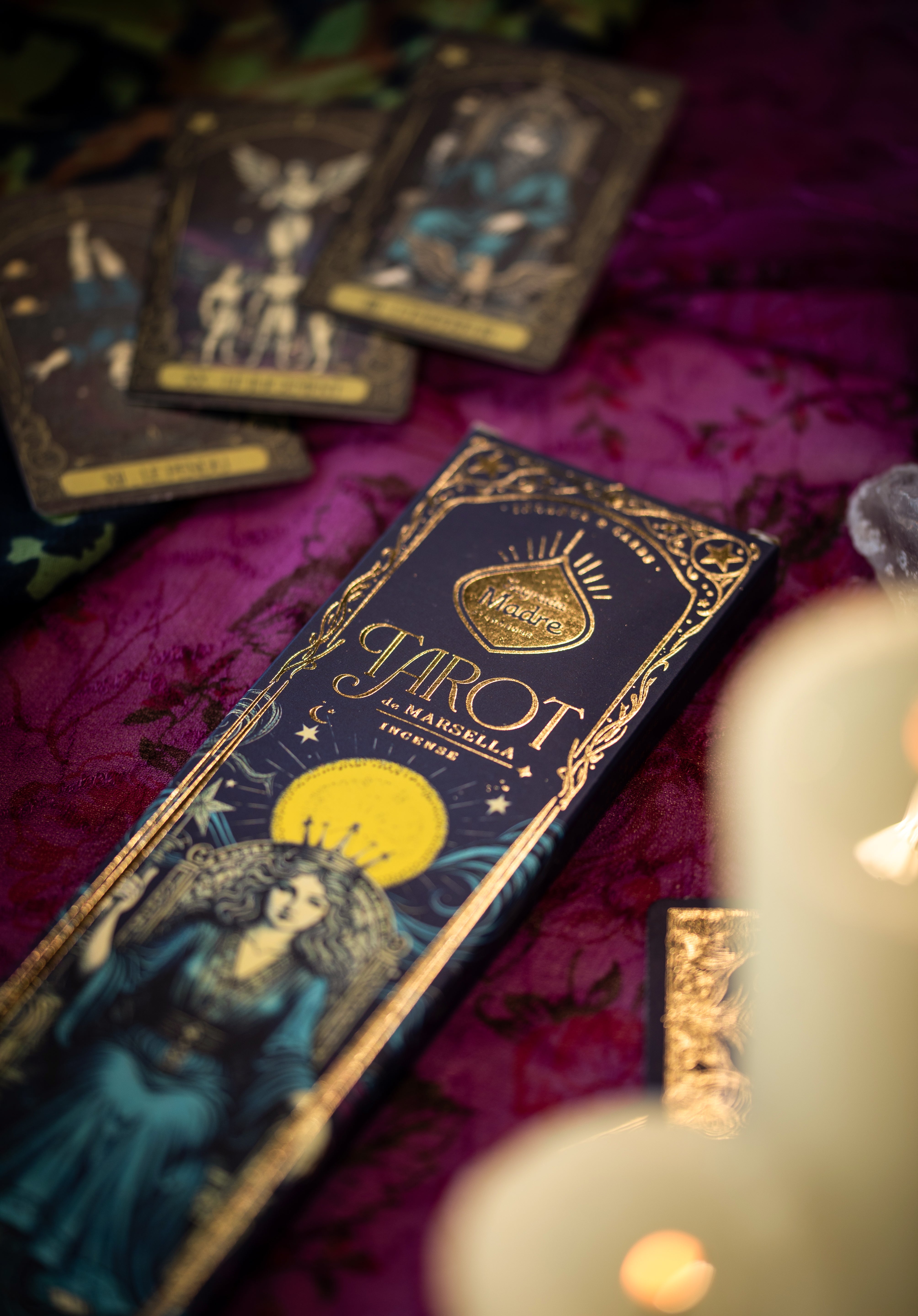 Tarot Marsella Sandelträ & Frankincense rökelse Sagrada Madre