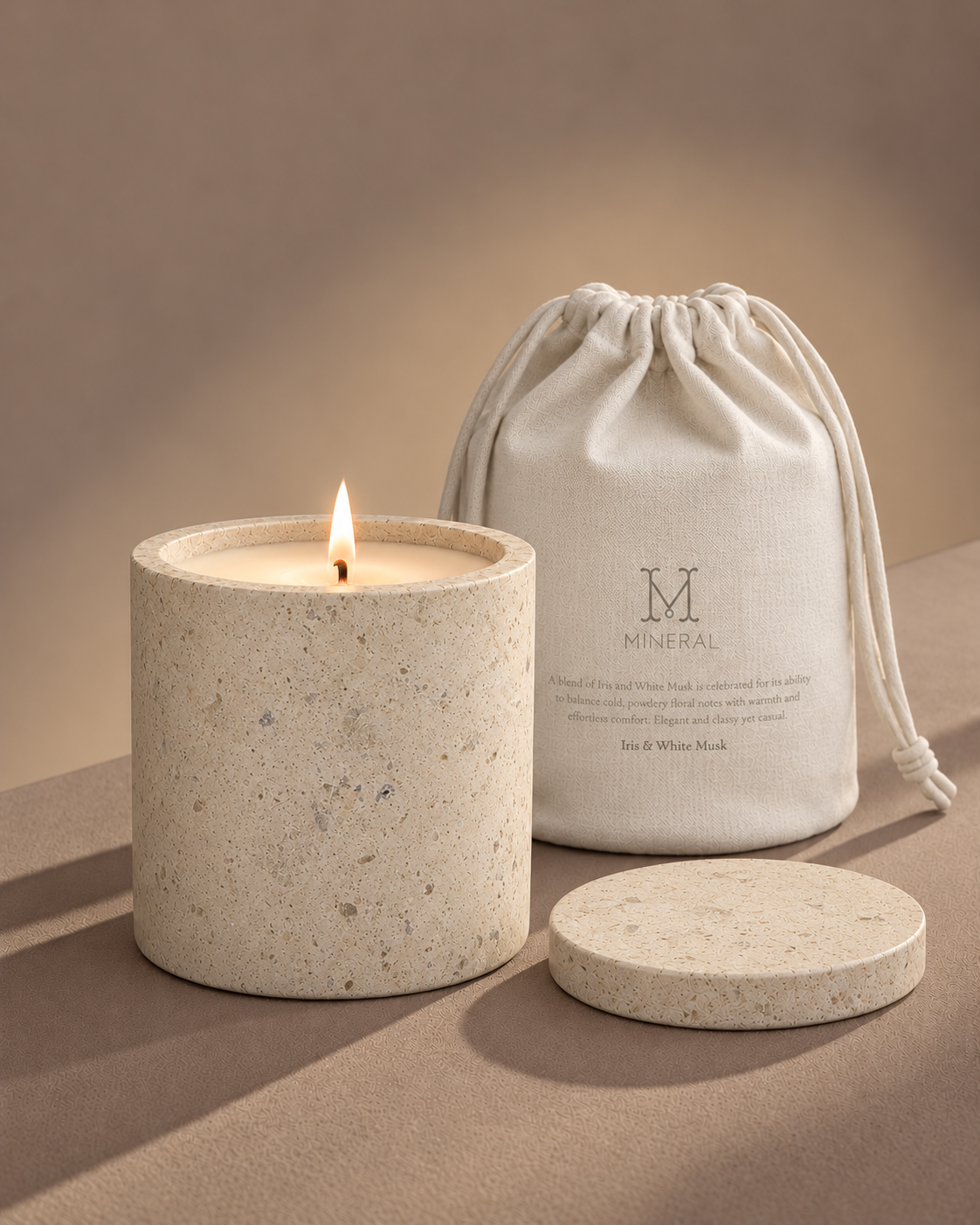 Mineral Doftljus Iris & White Musk