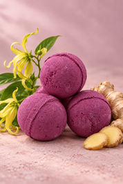 Ylang Ylang & Ginger Aromatheraphy Bath Bomb