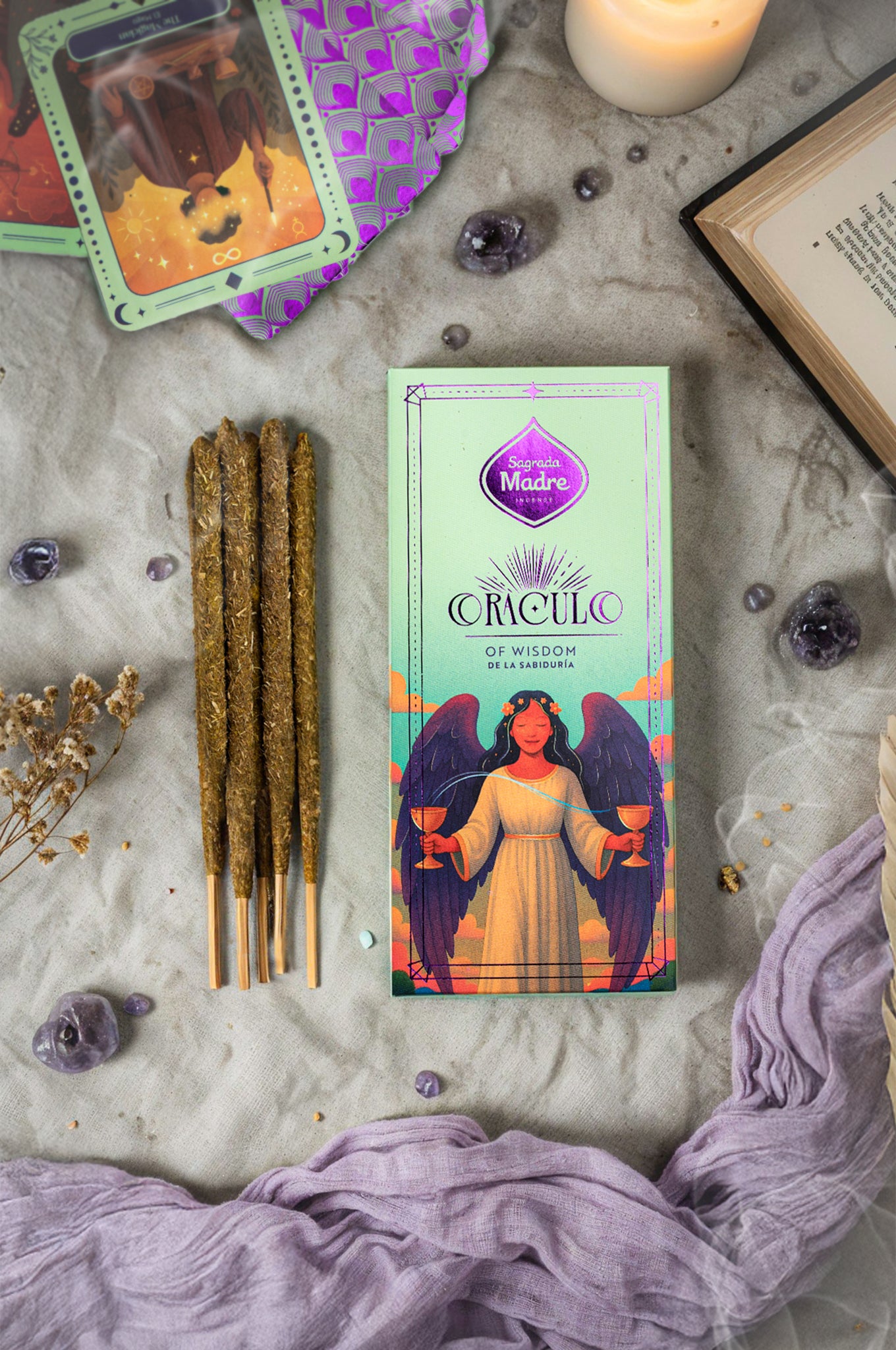 Oracle Wisdom Rökelse Sagrada Madre