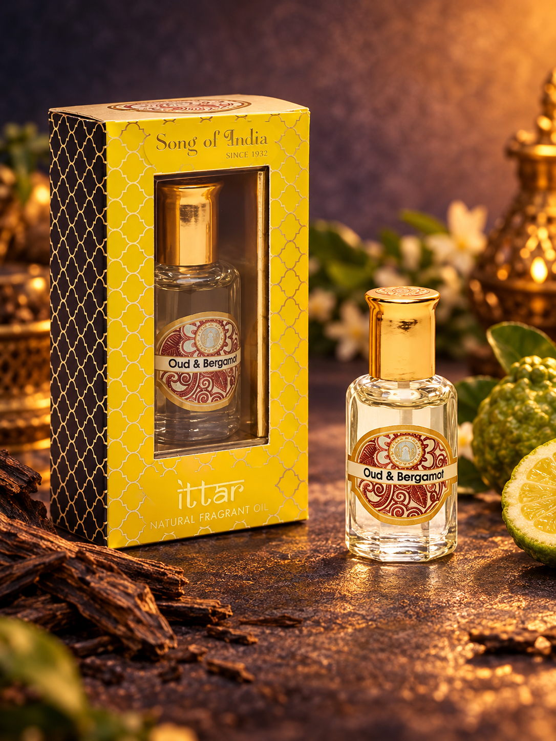 Oud & Bergamot Natural Fragrance Oil