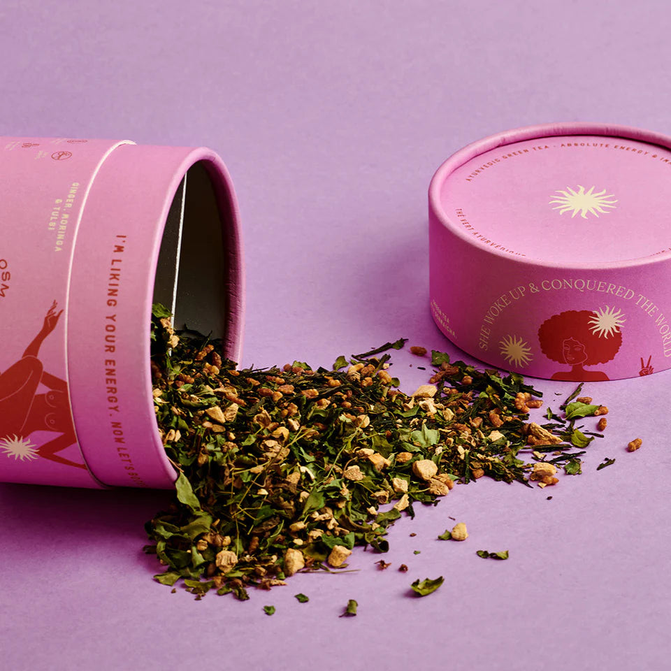 Cosmic Dealer Genmaicha Ginger & Tulsi Green Tea