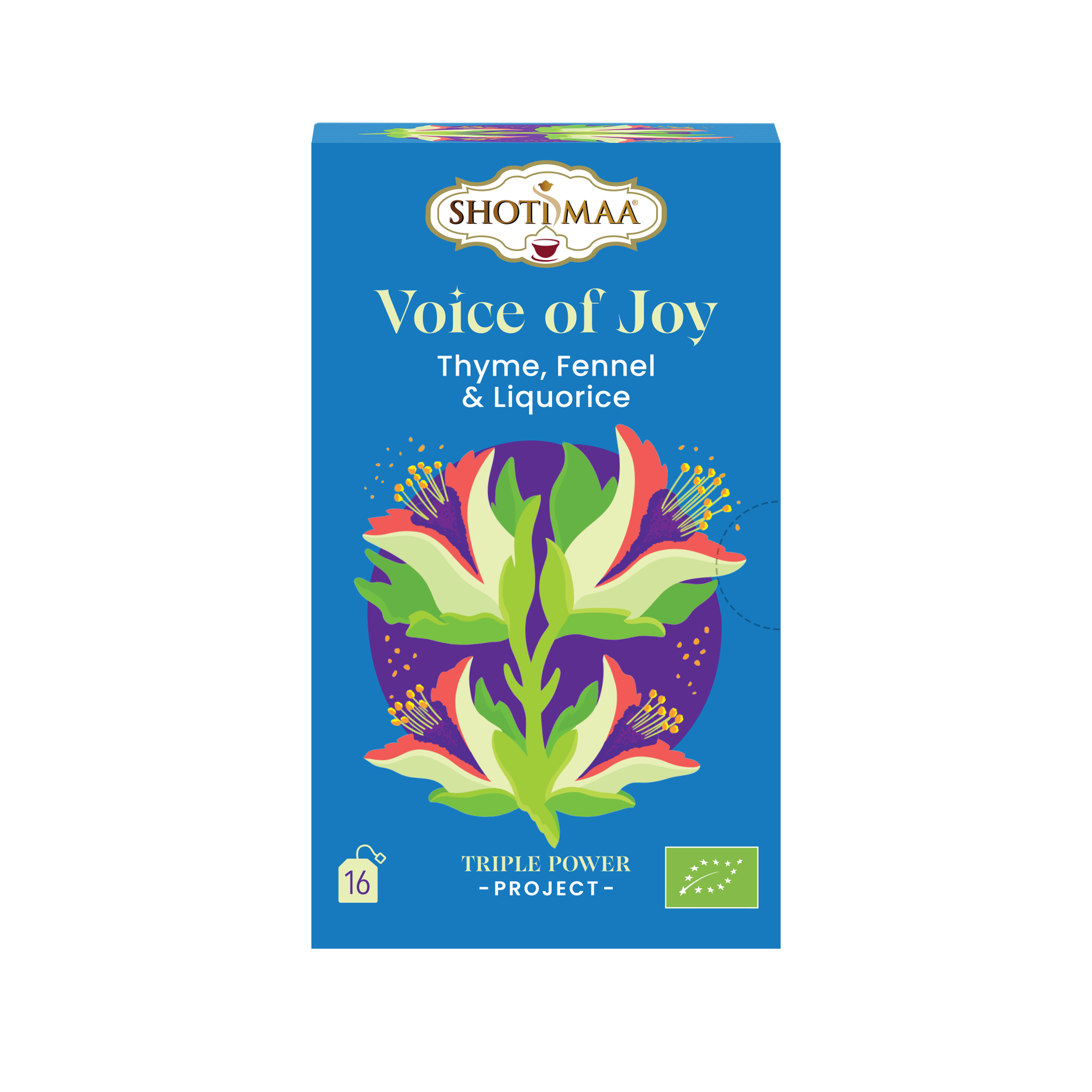 Voice of Joy - Organic Thyme, Fennel & Liquorice Herbal Tea Shotimaa