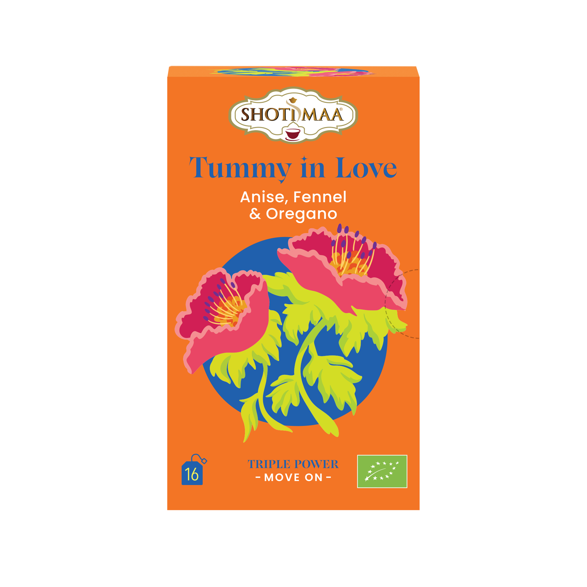Tummy in Love - Organic Anise, Fennel & Oregano Herbal Tea Shotimaa