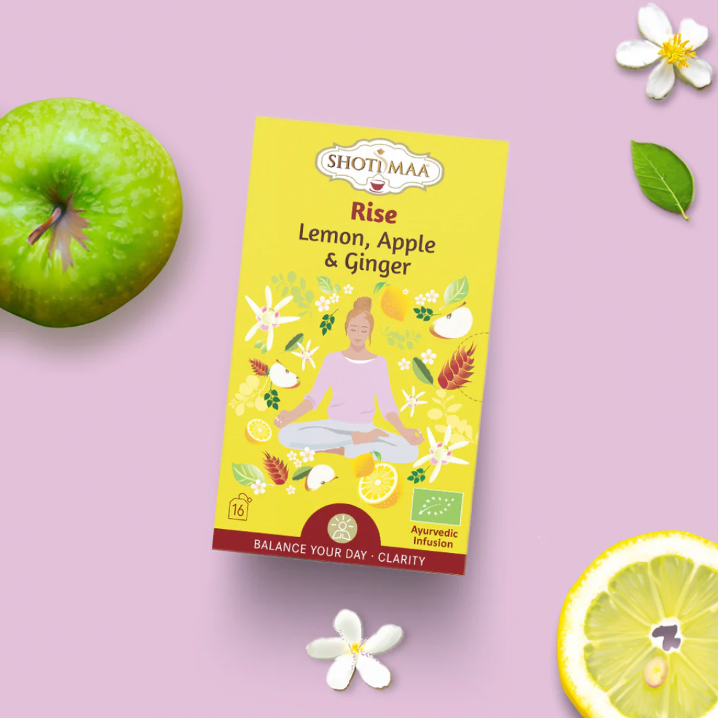 Lemon, Apple &amp; Ginger Organic Herbal Tea Shotimaa