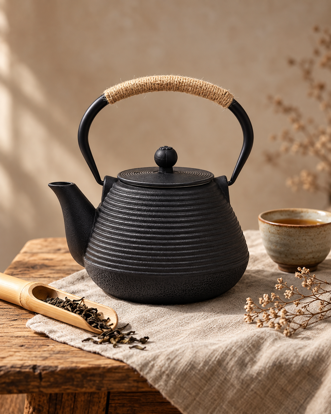 Tetsukyusu Tekanna 1 L Svart