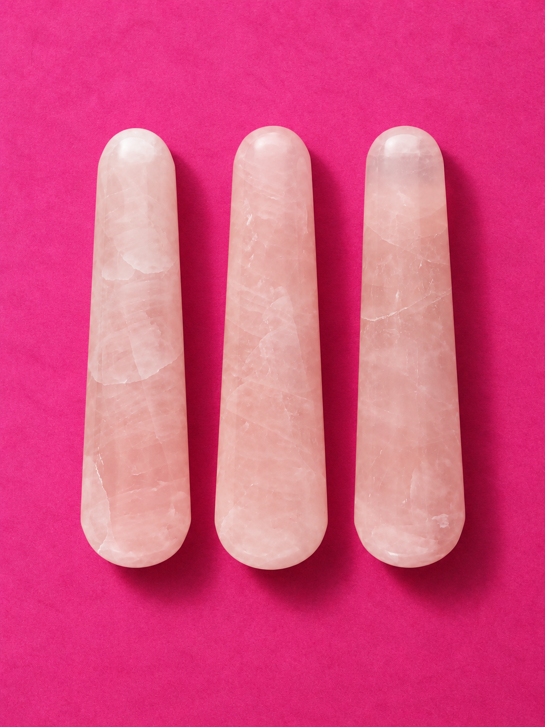 Massagekristall i rosenkvarts