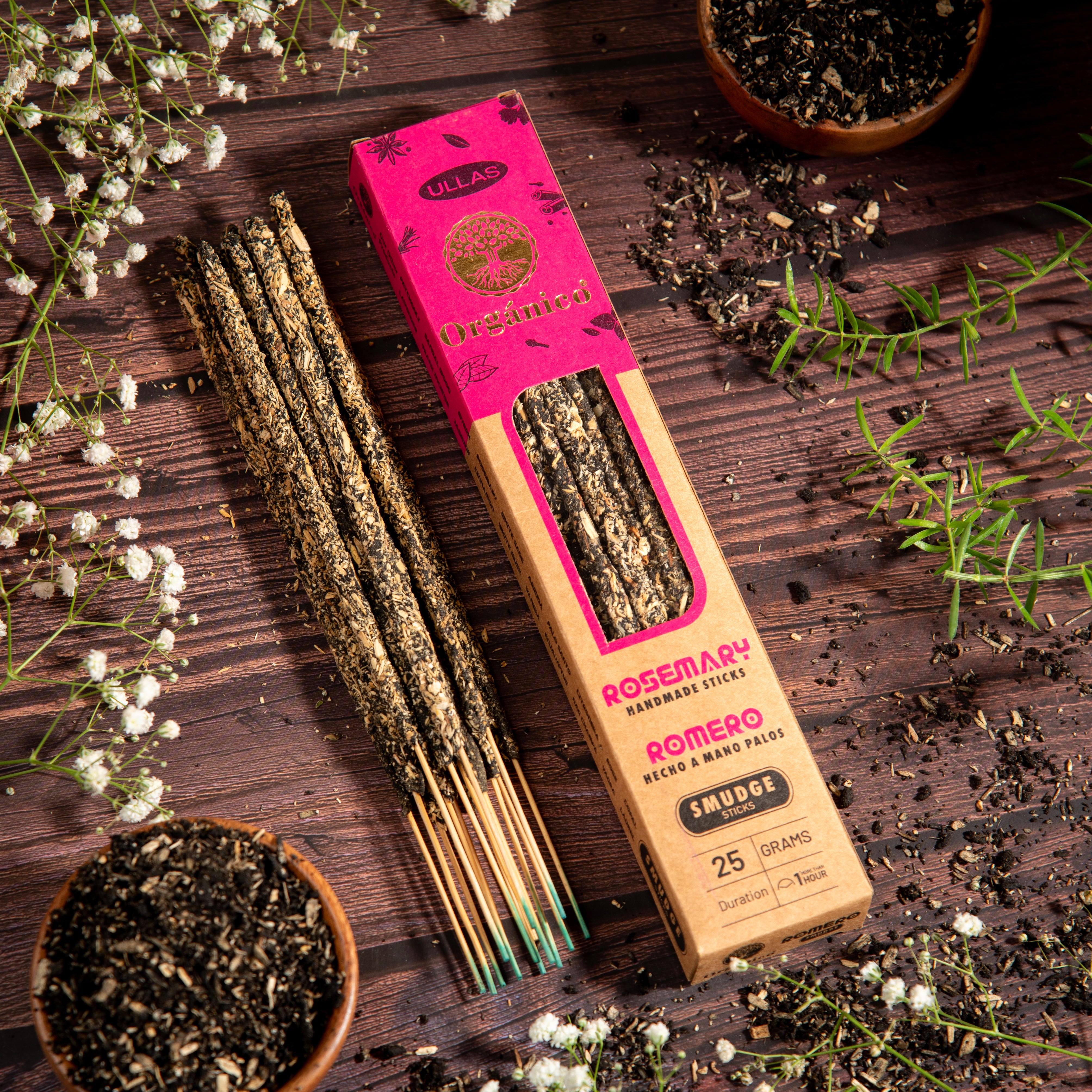 Rosemary Incense Organico