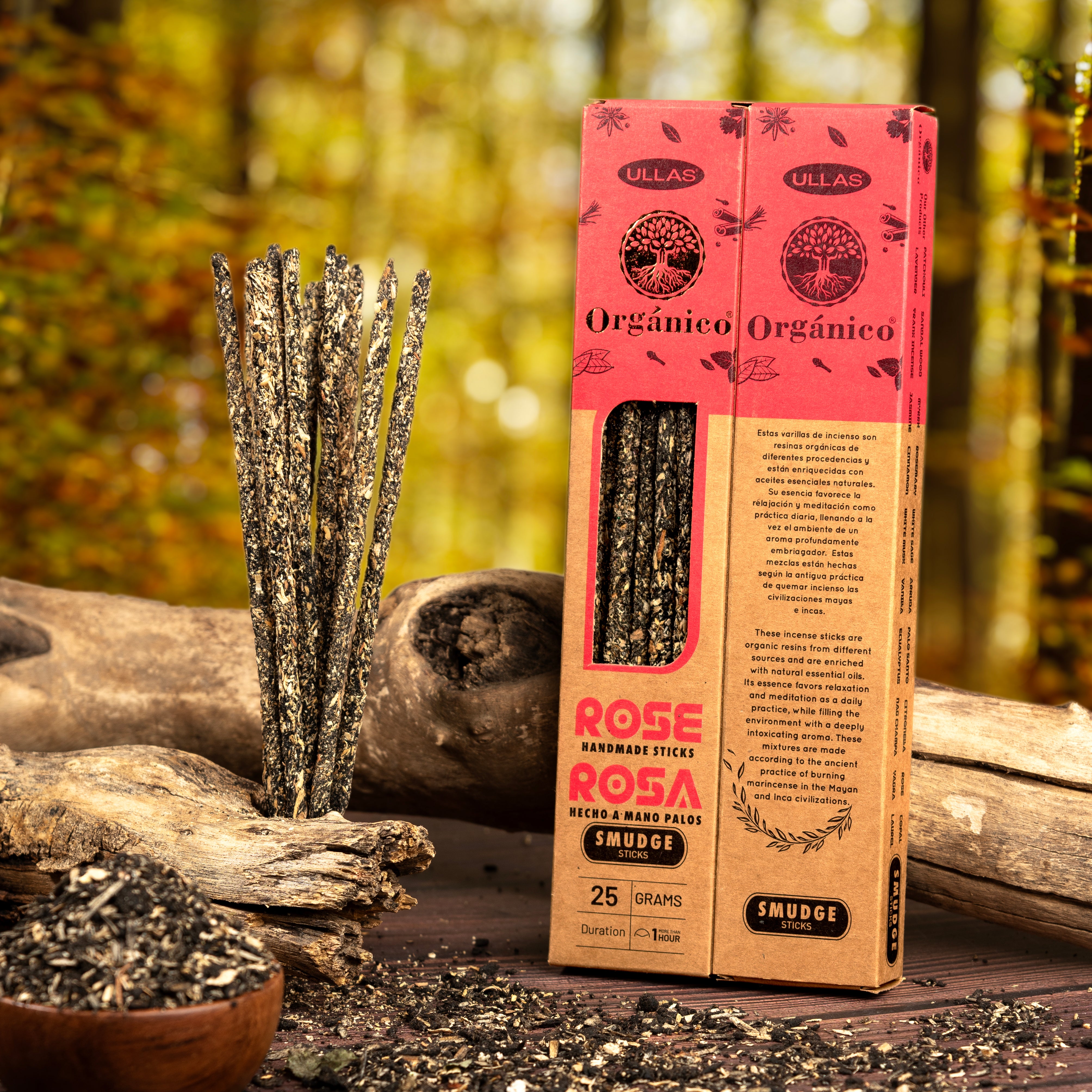 Rose incense Organico