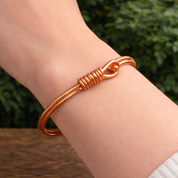 Koppararmband Bred Modell – Handgjort med Hakspänne